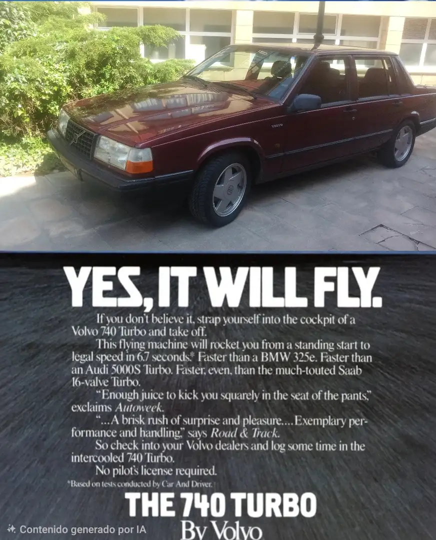 Volvo 740 740 2.0 16v Turbo Intercooler Violett - 1