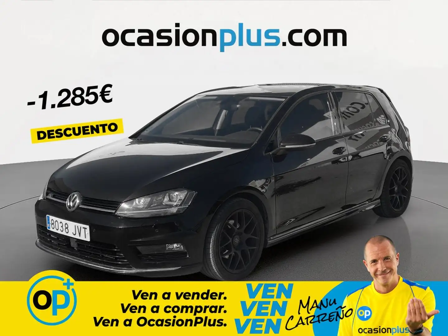 Volkswagen Golf 1.4 TSI BMT Sport 150 ACT T. DSG Negro - 1
