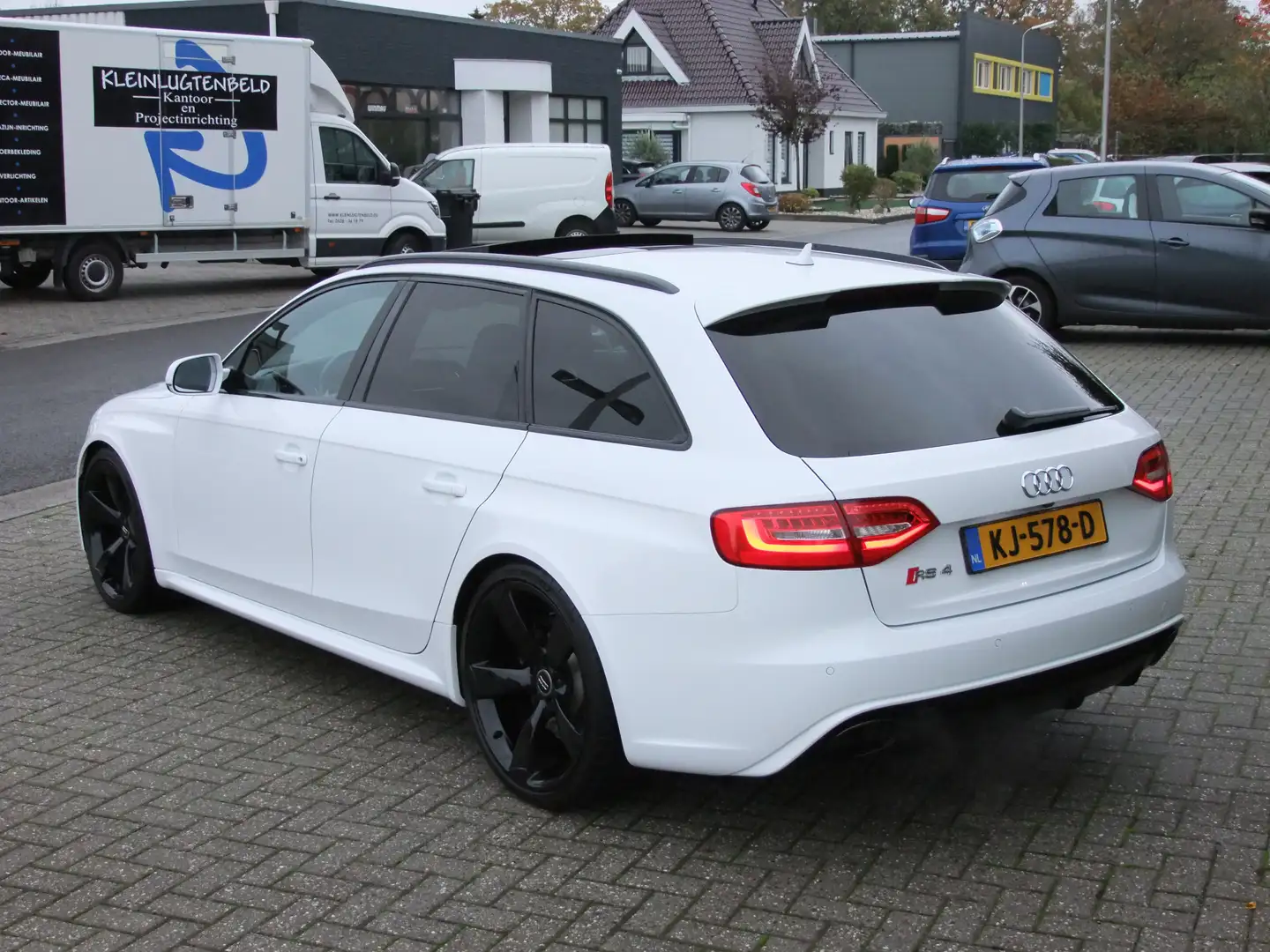 Audi RS4 A4 Avant 4.2 FSI quattro , Schaalstoelen , Carbon, Wit - 2