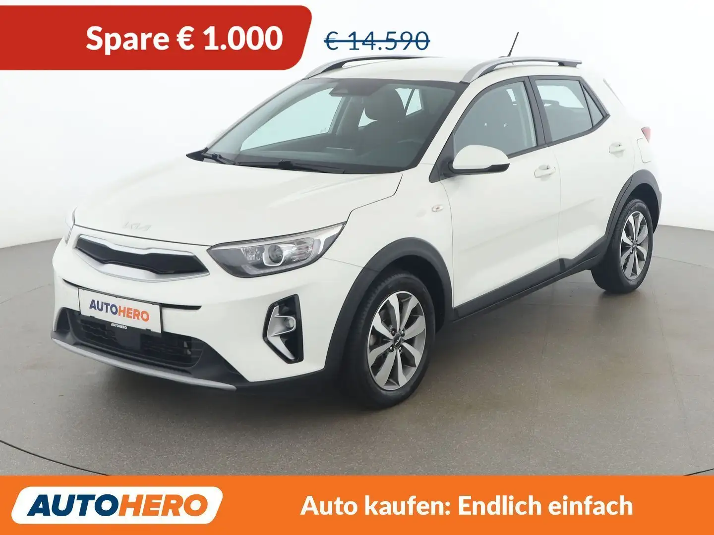 Kia Stonic 1.0 TGDI Silber Weiß - 1