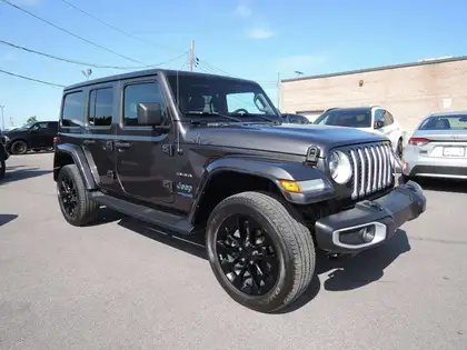 Gray 2021 Jeep Wrangler 4xe SUV / Crossover Four-Wheel Drive Automatic
