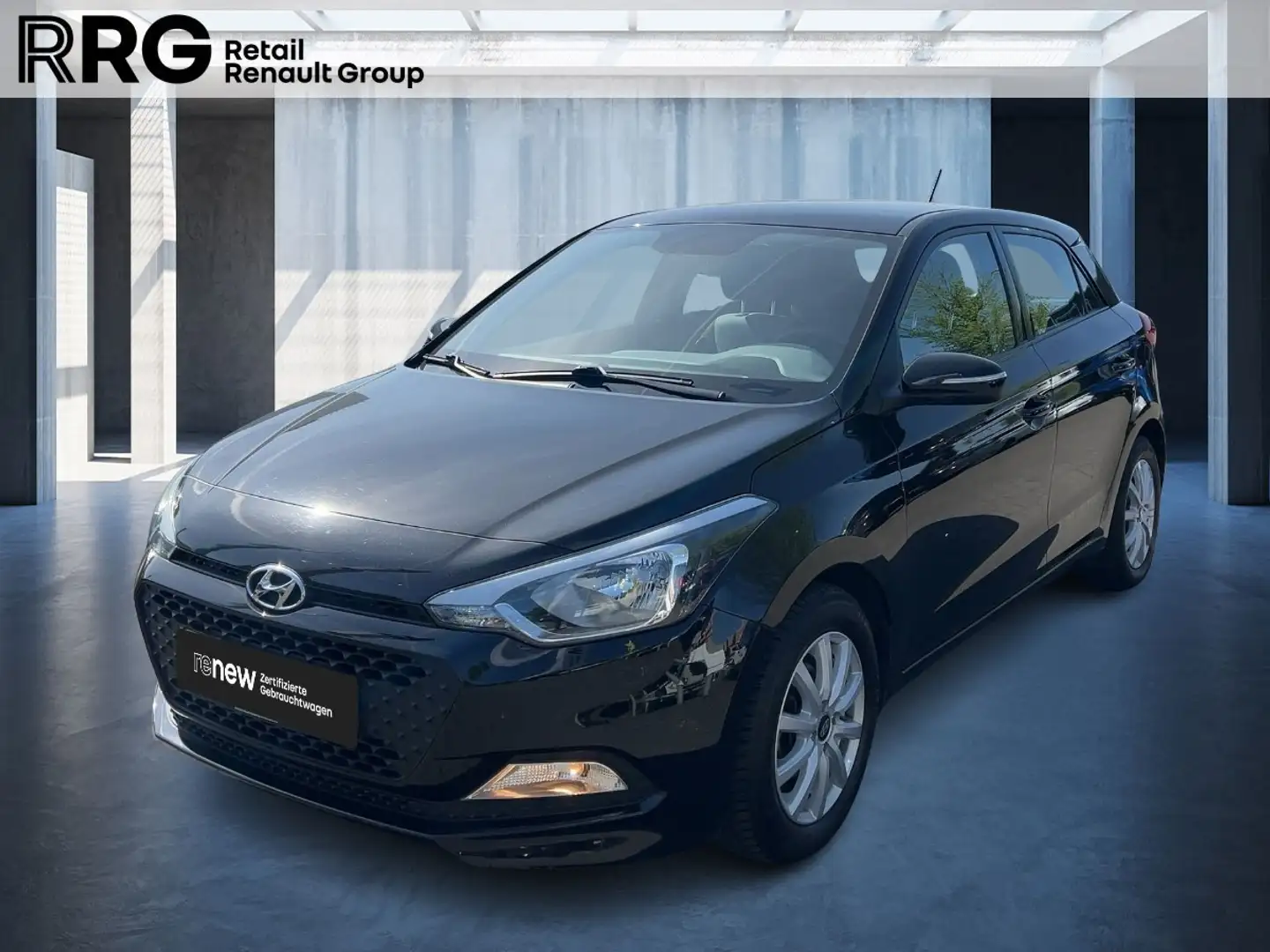 Hyundai i20 1.2 Go Audiosystem Klima Allwetter Schwarz - 1