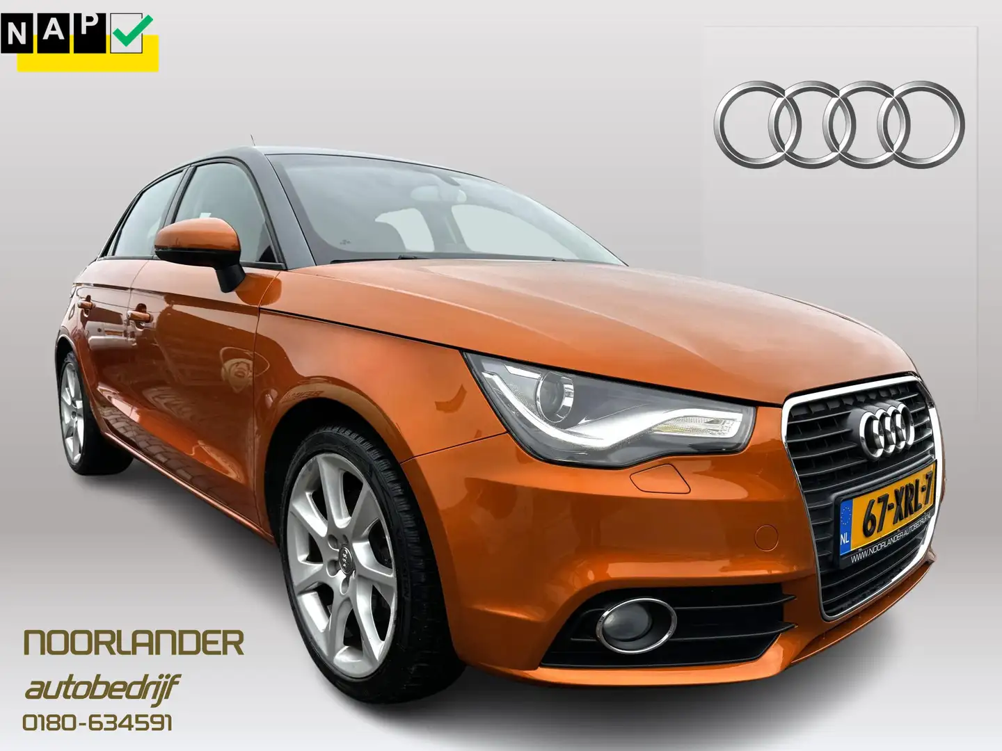 Audi A1 Sportback 1.4 TFSI Ambition Pro Line Business Оранжевий - 1