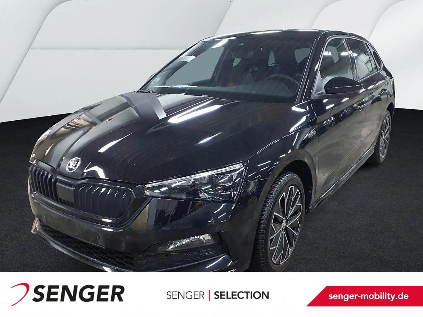 Skoda Scala 1.5 TSI Monte Carlo DSG Navi LED Panorama Zwart - 1