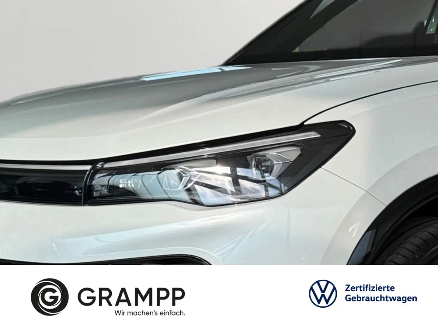 Volkswagen Tiguan R-Line 2.0TDI DSG 4M +AHK+KAMERA+STANDHZG Weiß - 1