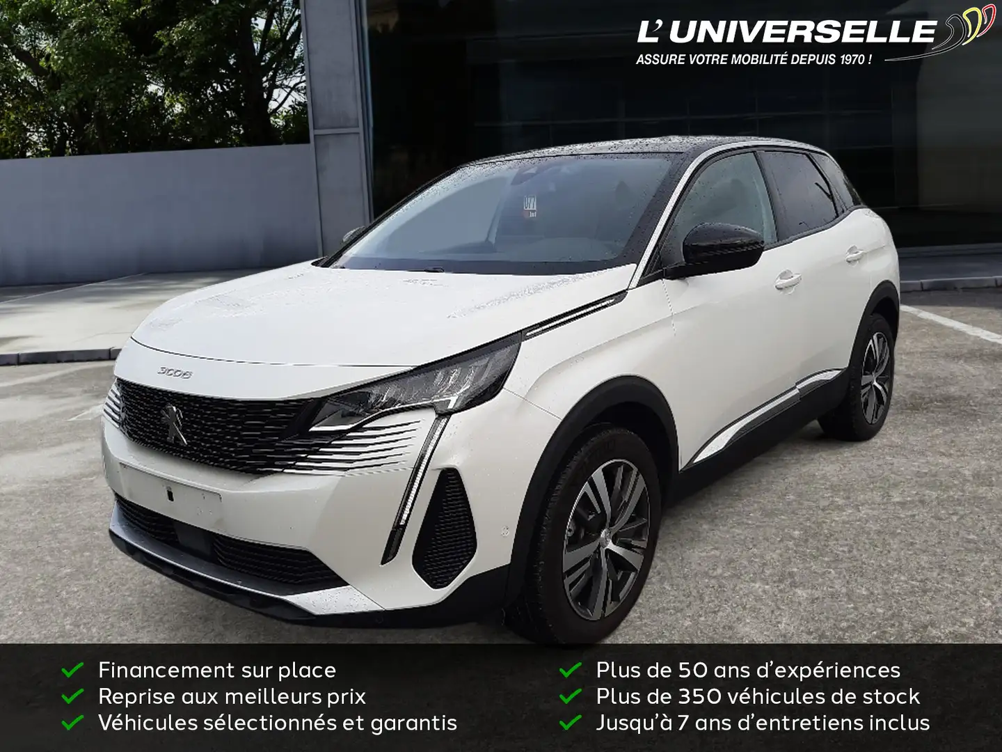 Peugeot 3008 ALLURE Blanc - 1