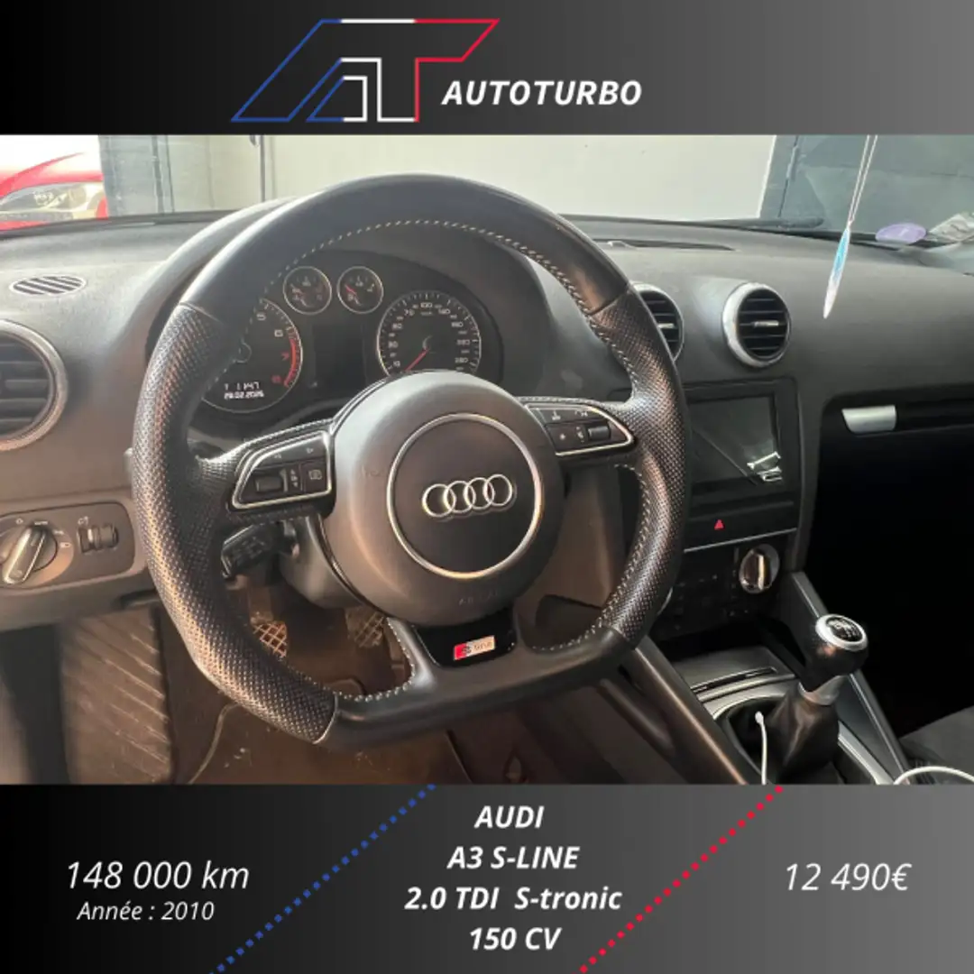 Audi 200 2.0 TFSI 200CH S LINE Blanco - 2