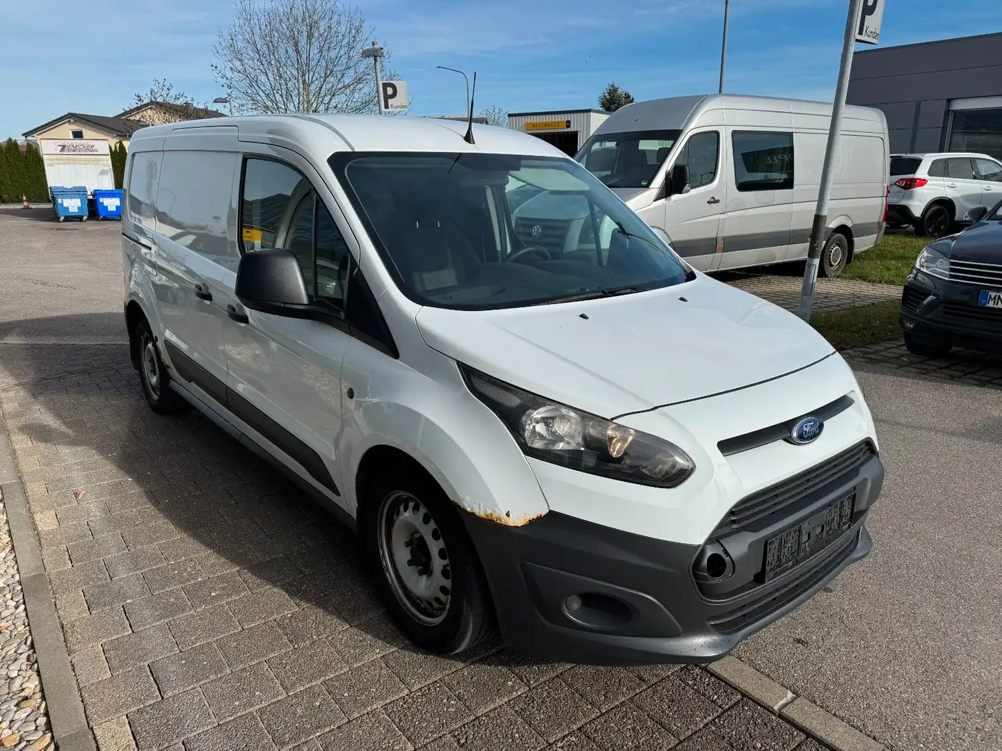 Ford Transit Connect L2 LANG "2xSCHIEBETÜR"1-HAND"TÜV Weiß - 2