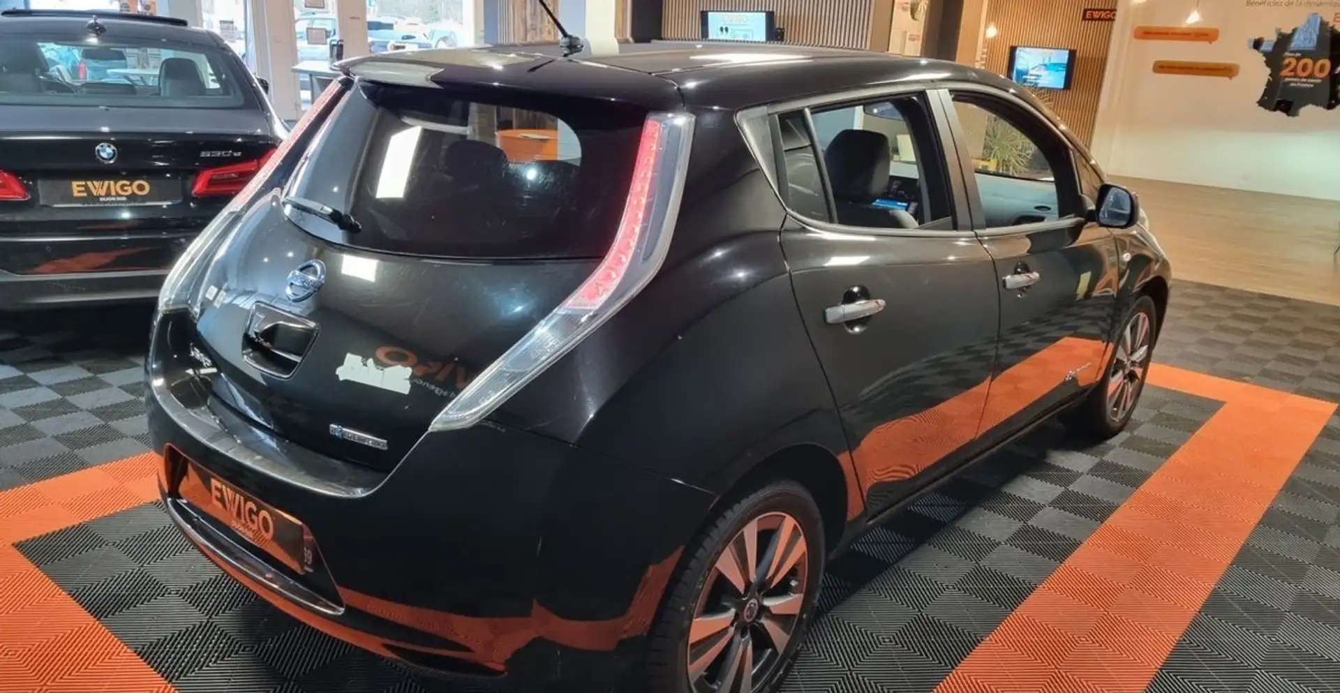 Nissan Leaf electric 110 24kwh avec-batterie tekna bva Noir - 2