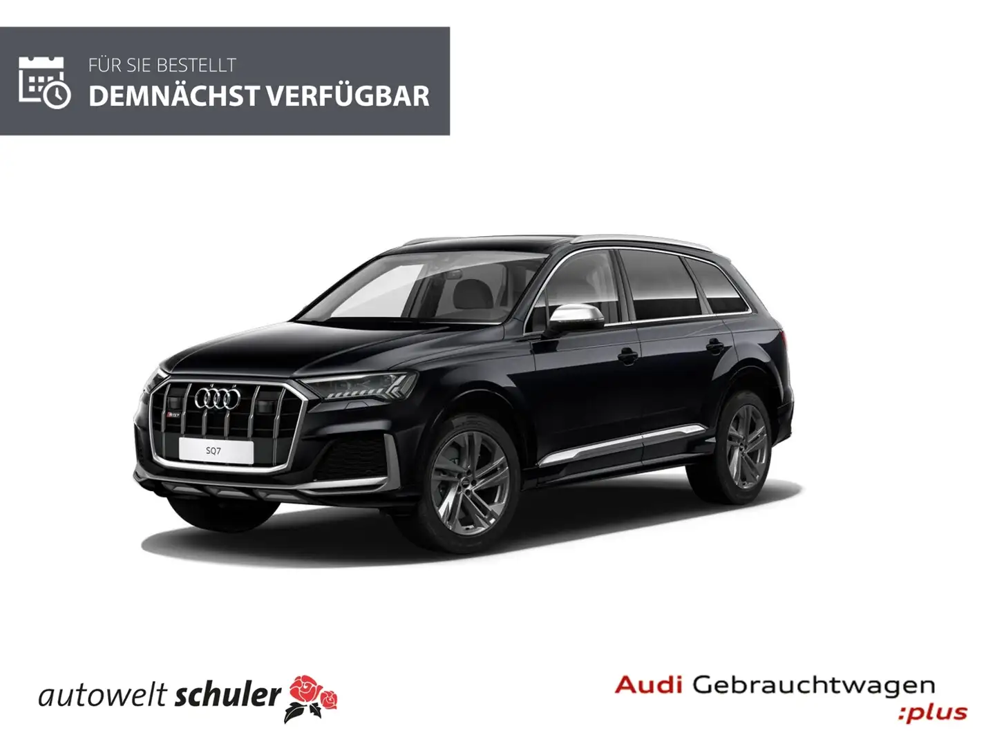 Audi SQ7 4.0 TDI quattro AHK Luft PANO RFK BOSE Matrix-LED Zwart - 1