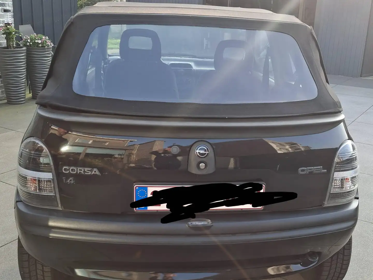 Oldtimer Opel Corsa b cabrio Schwarz - 2