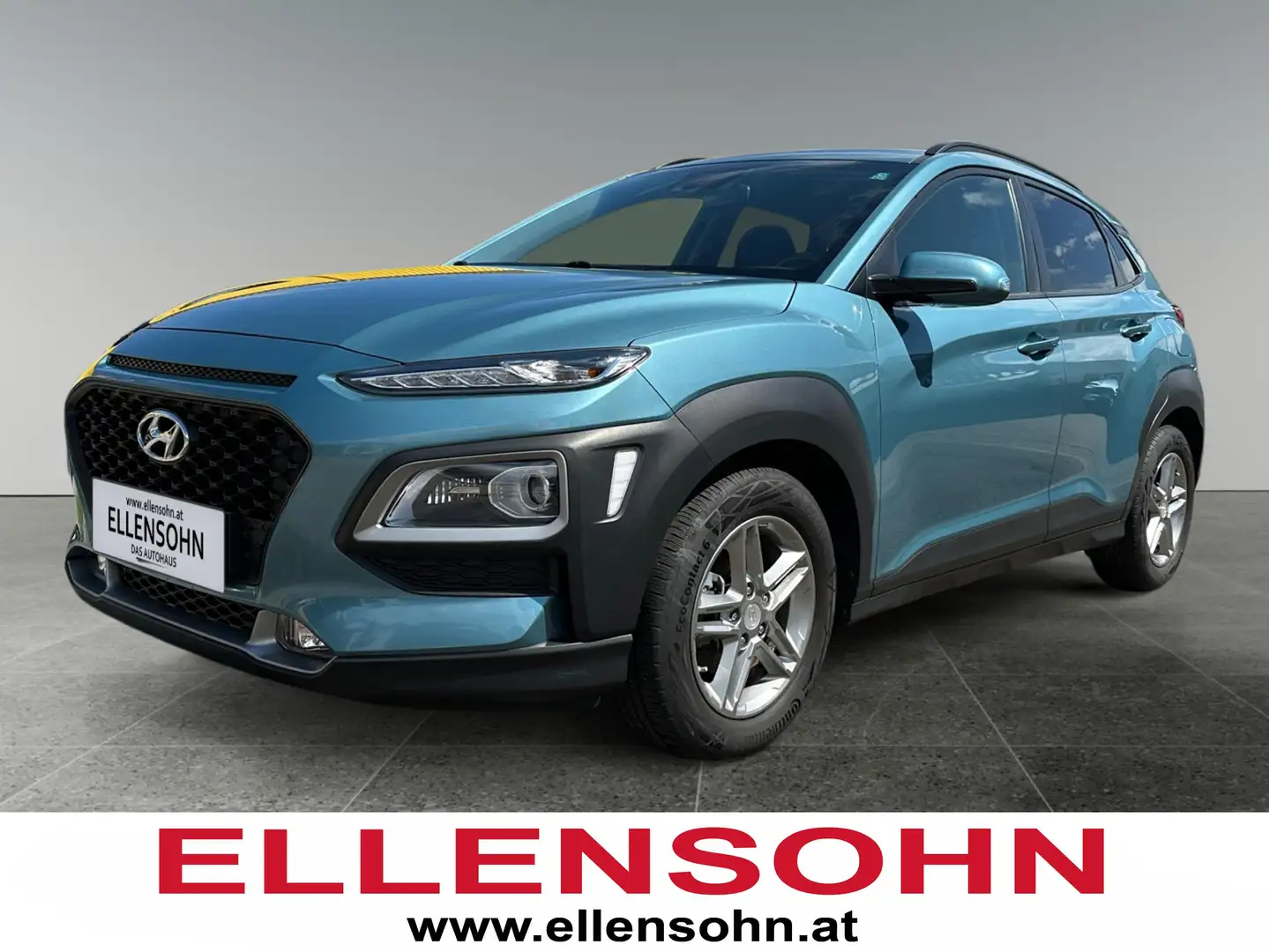 Hyundai KONA 1,0 T-GDi Life        8-fach bereift! Blauw - 1