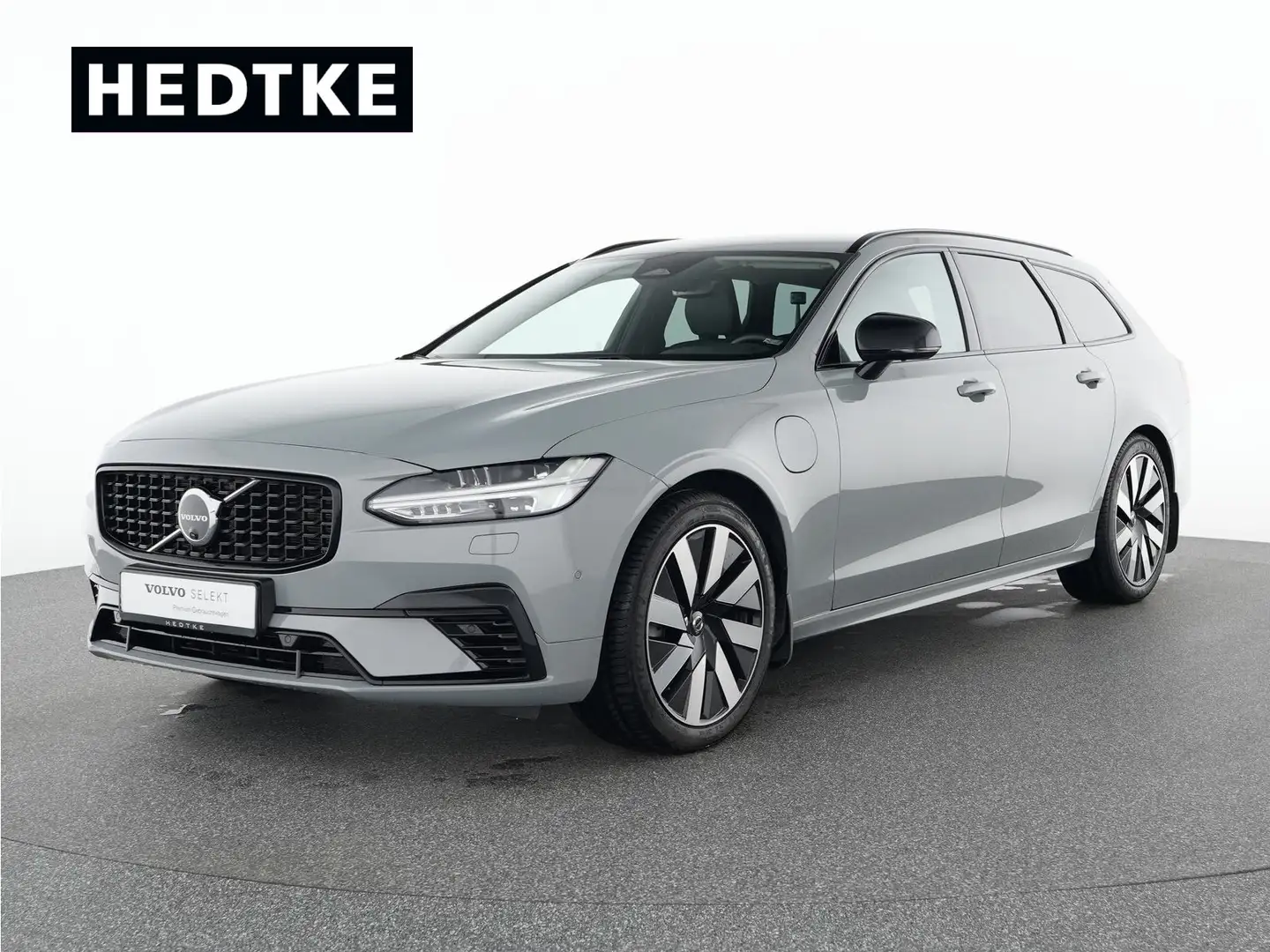 Volvo V90 T6 AWD Plug-in Hybrid Plus Dark 19"+360° Gris - 1