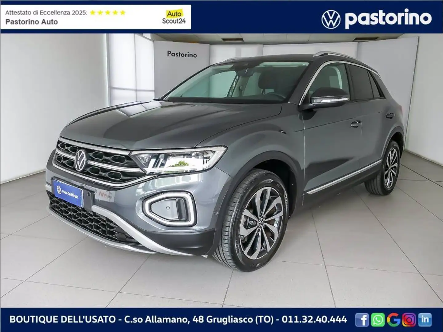 Volkswagen T-Roc 1.5 TSI ACT STYLE 150CV Grau - 1