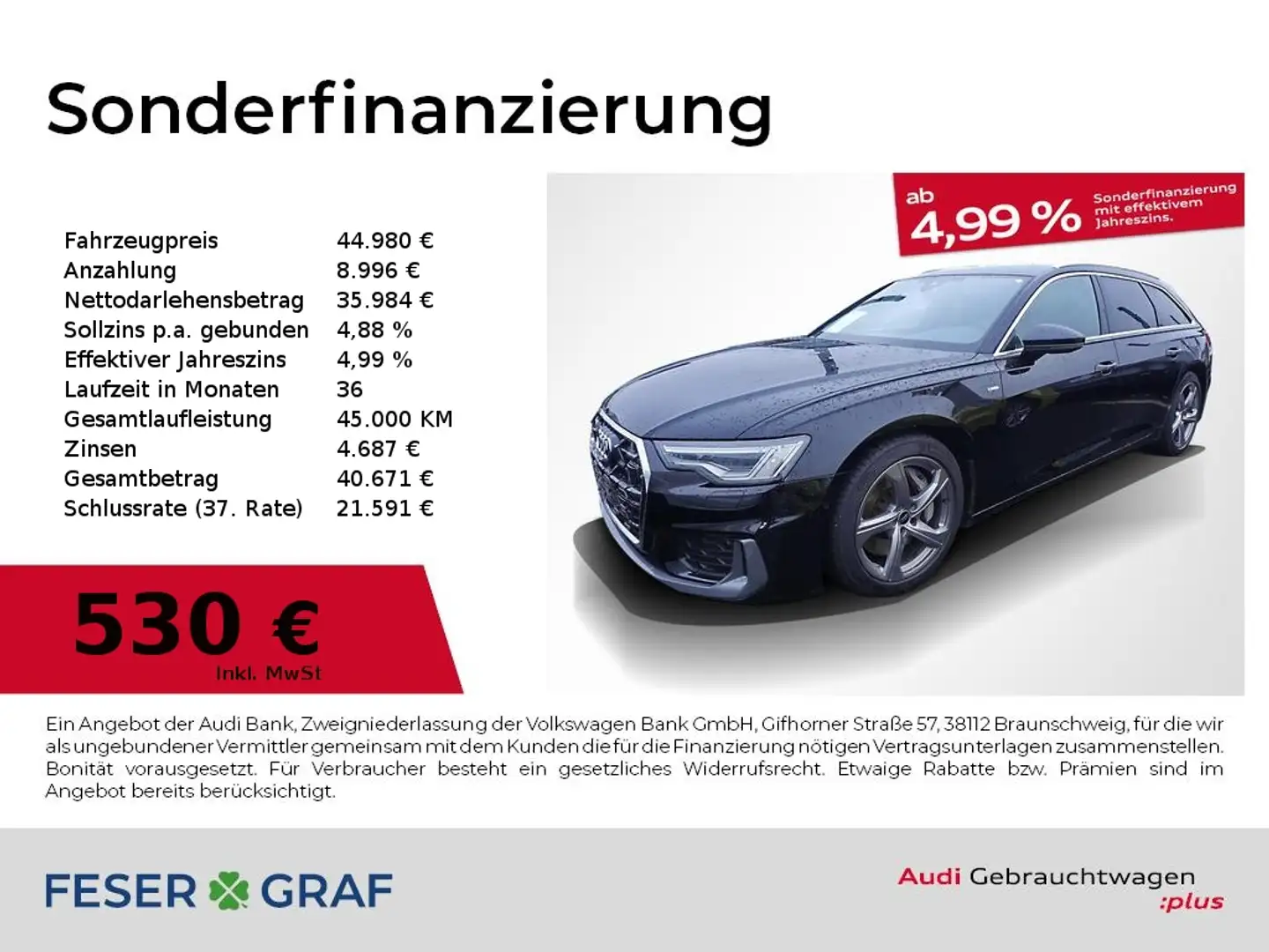 Audi A6 Avant S line 50 TFSI e qu. Rfk Navi SHZ STHZ Noir - 1