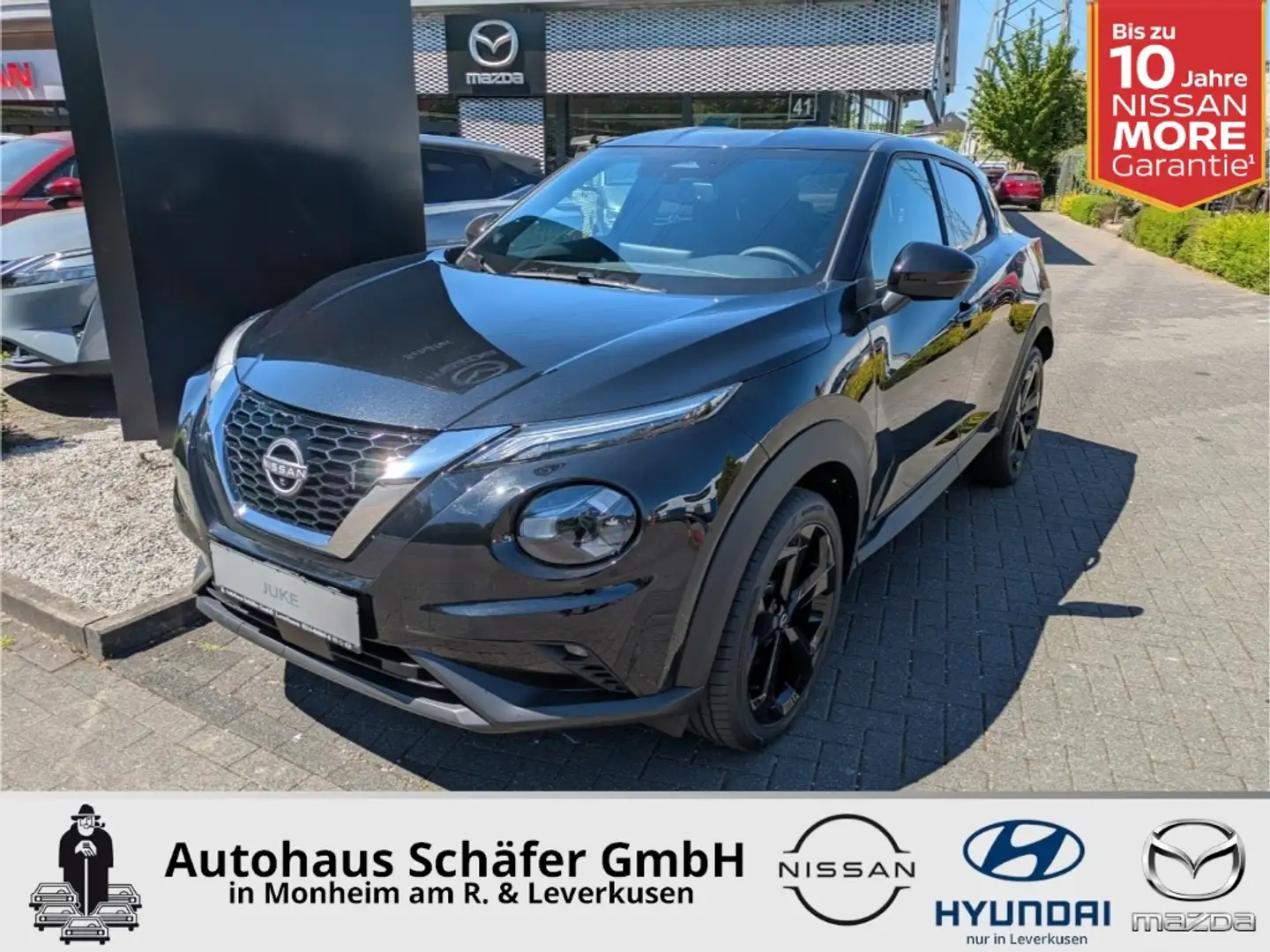 Nissan Juke TEKNA 1.0 DIG-T 114PS 7DCT Bose BFS Navi Leder dig Schwarz - 1