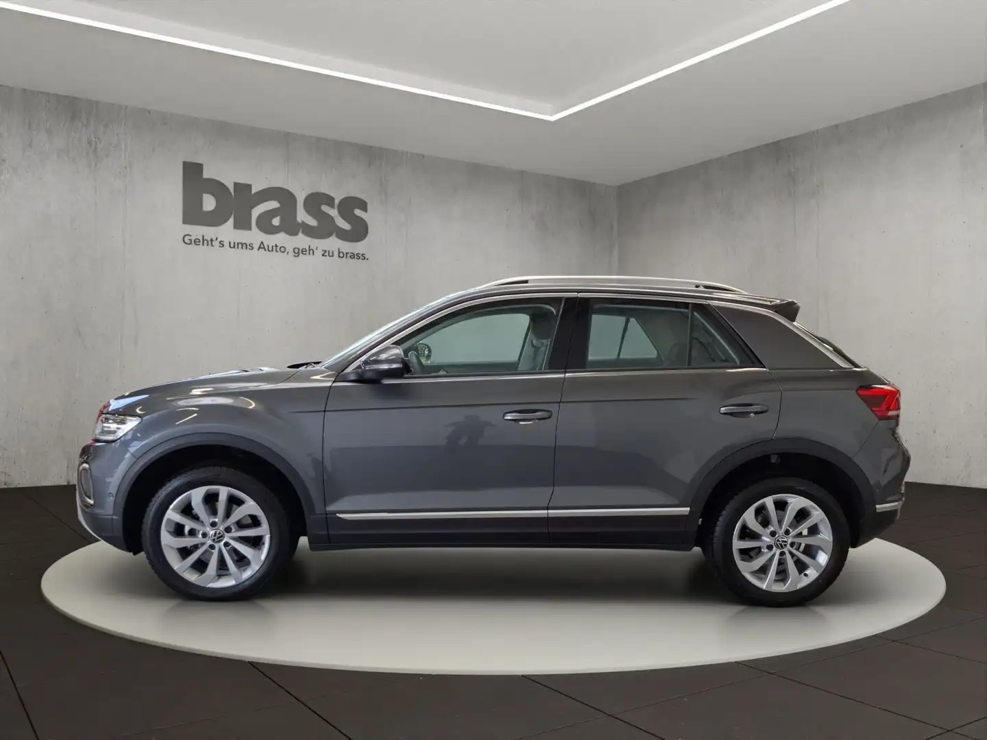 Volkswagen T-Roc Style 1.5 l TSI OPF 110 kW (150 PS ) 7-Gan Grau - 2