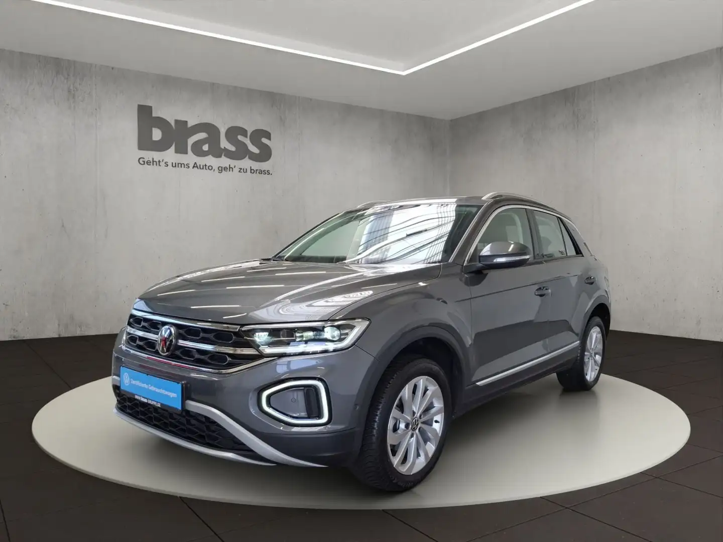 Volkswagen T-Roc Style 1.5 l TSI OPF 110 kW (150 PS ) 7-Gan Grau - 1