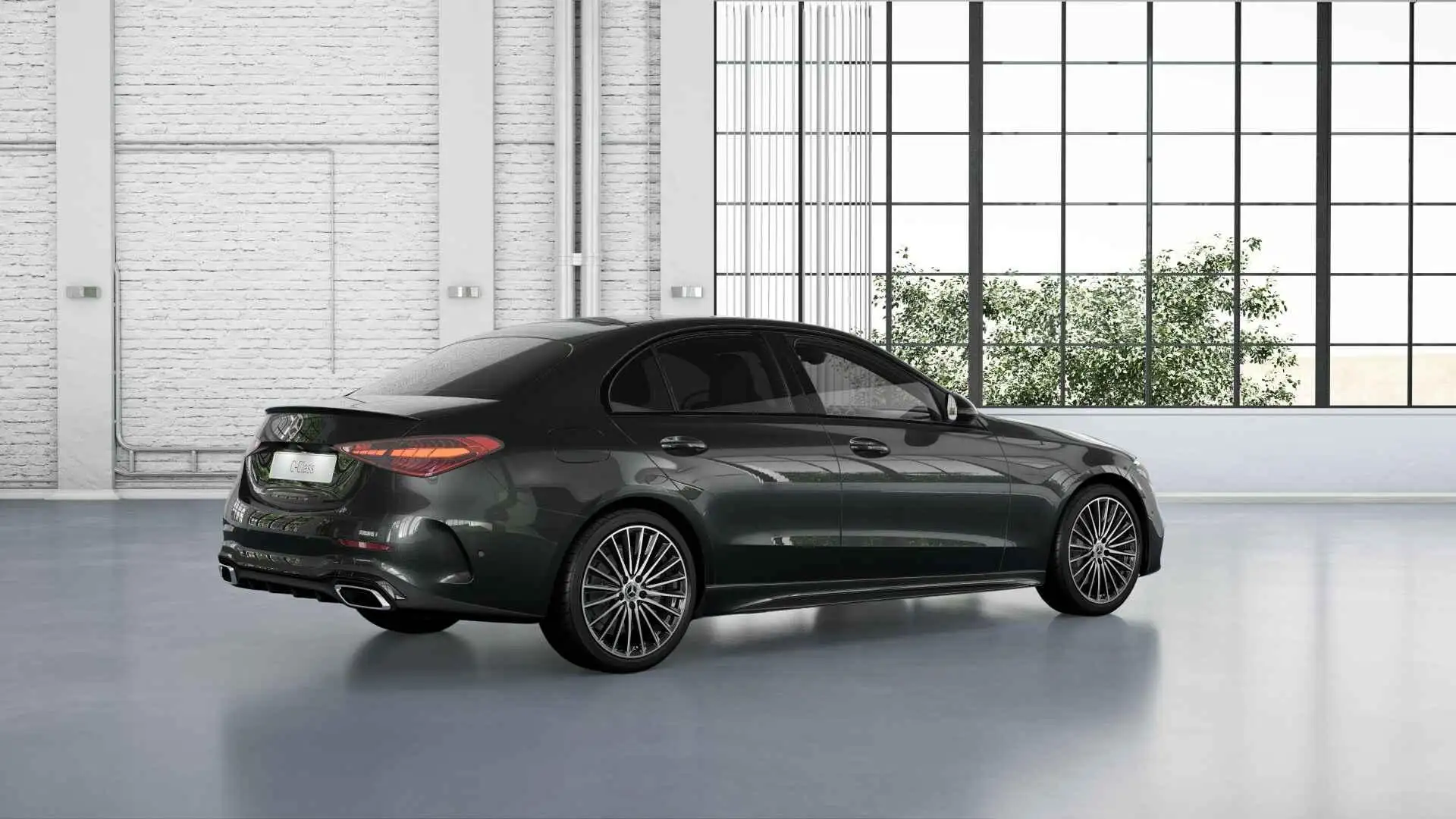 Mercedes-Benz C 180 AMG Line | Night | 19" lichtmetalen velgen | Agili Gris - 2