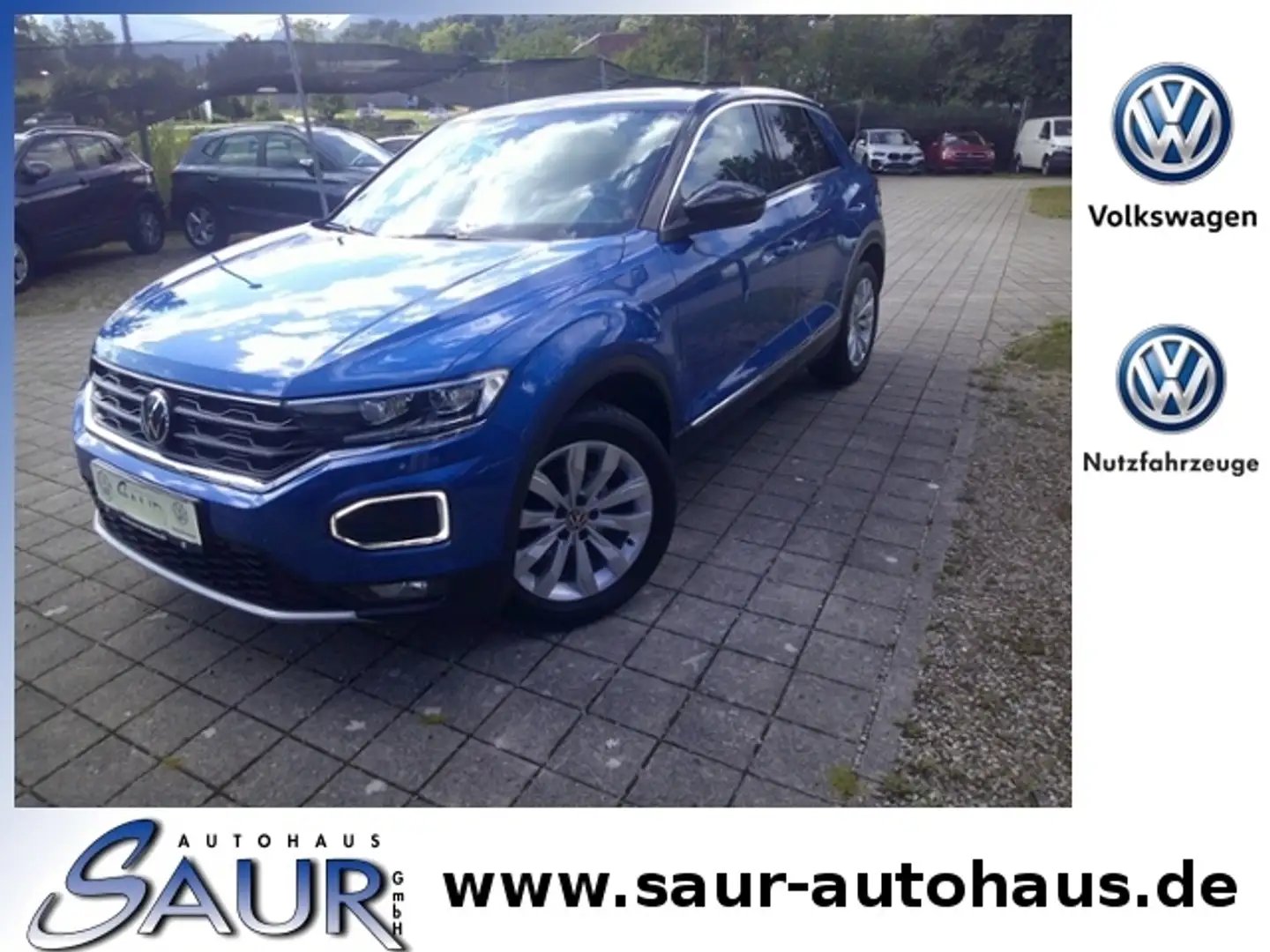 Volkswagen T-Roc 1.5 TSI Sport*Navi*ACC*PDC*SHZ*LED KLIMA LED ALU Blau - 1