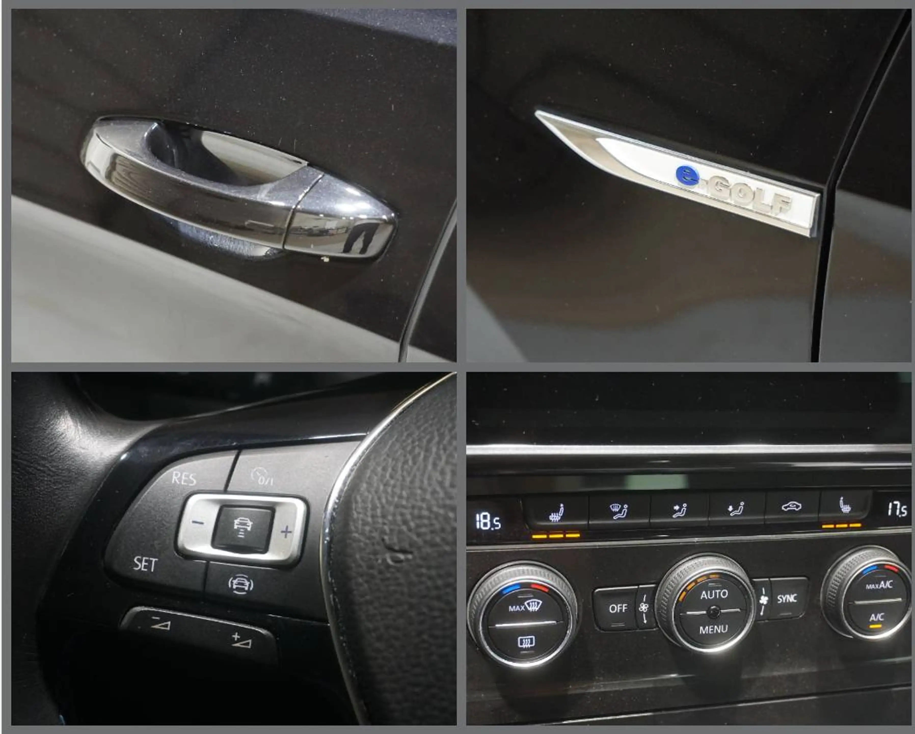 Volkswagen e-Golf e-Golf 35.8kWh-Navi-Cam-Keyless-Carplay-Acc-Garantie — photo 12