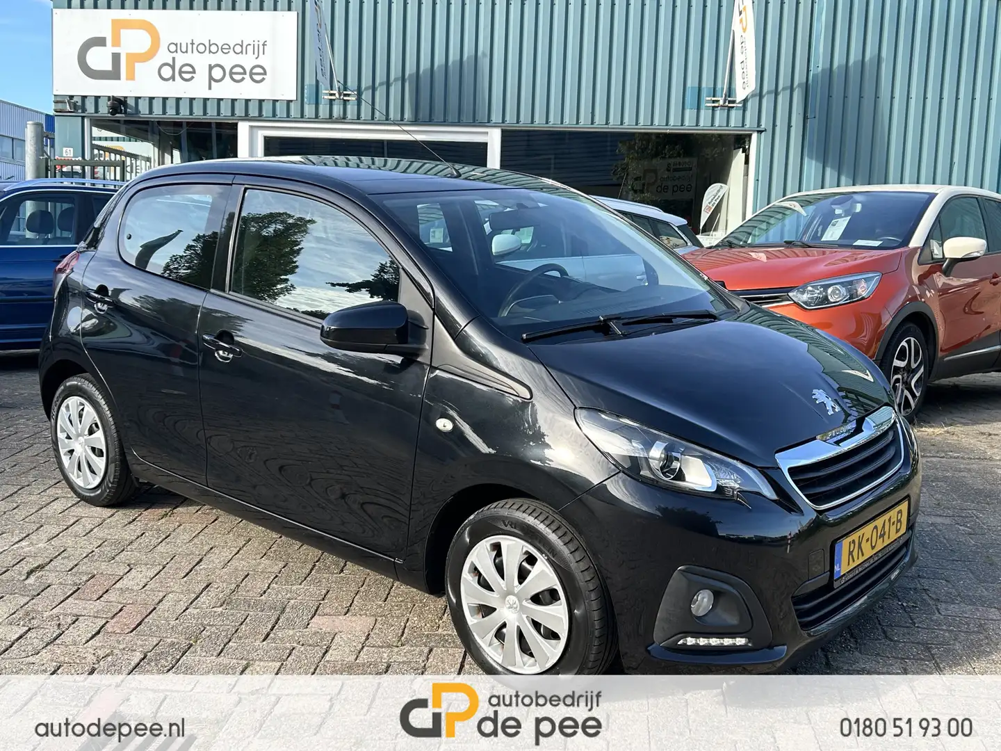 Peugeot 108 1.0 e-VTi Active GARANTIE/AIRCO/CV+AB/EL.RAMEN rij Zwart - 1