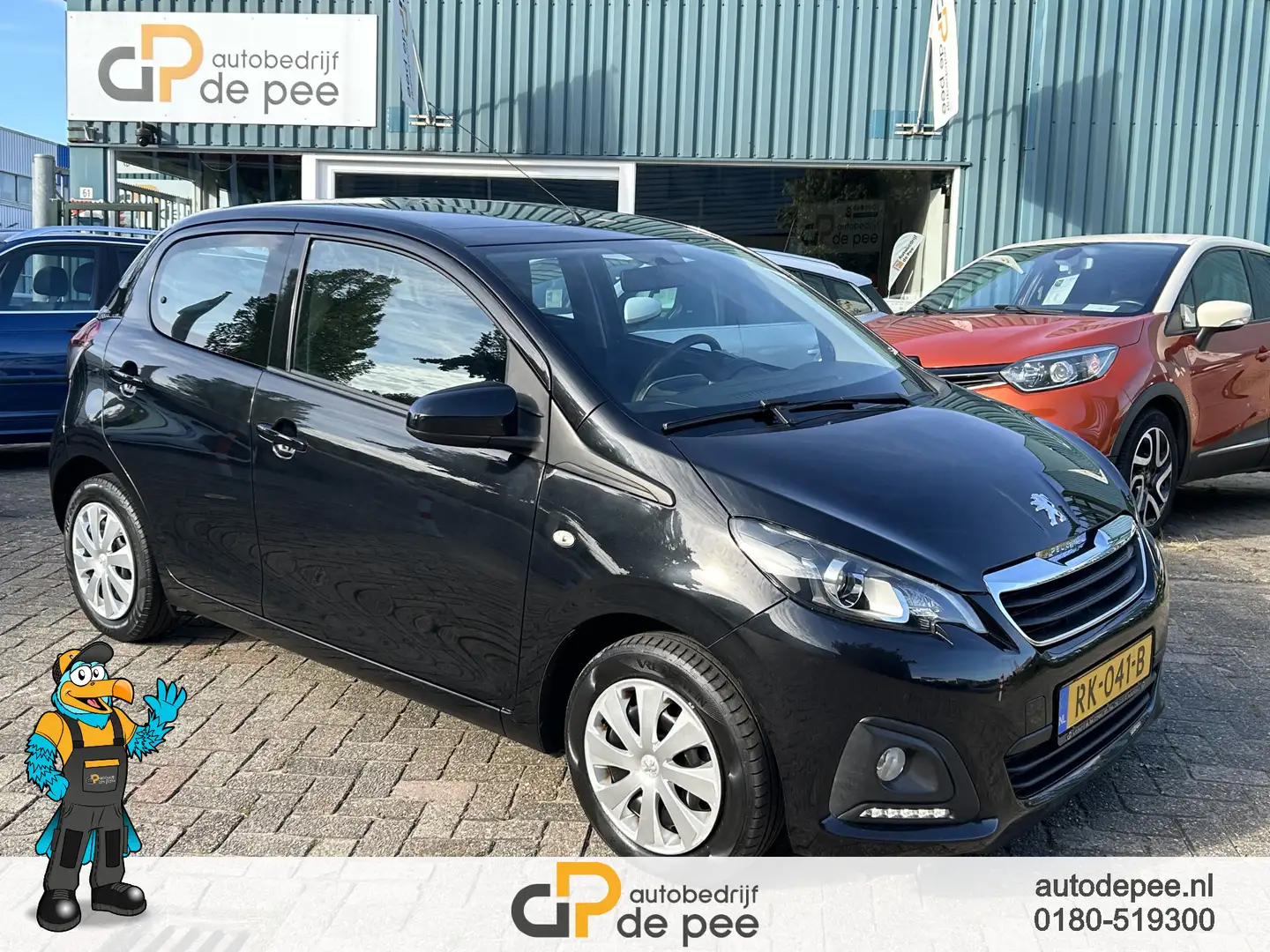 Peugeot 108 1.0 e-VTi Active GARANTIE/AIRCO/CV+AB/EL.RAMEN rij Noir - 1