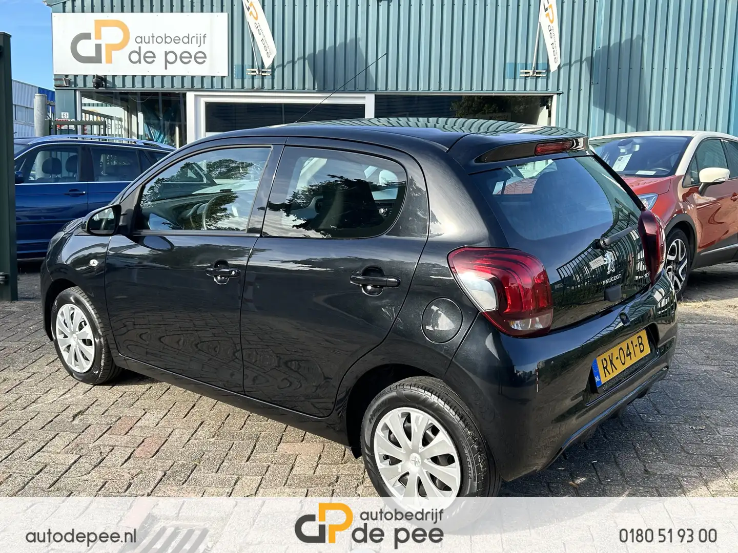 Peugeot 108 1.0 e-VTi Active GARANTIE/AIRCO/CV+AB/EL.RAMEN rij Zwart - 2