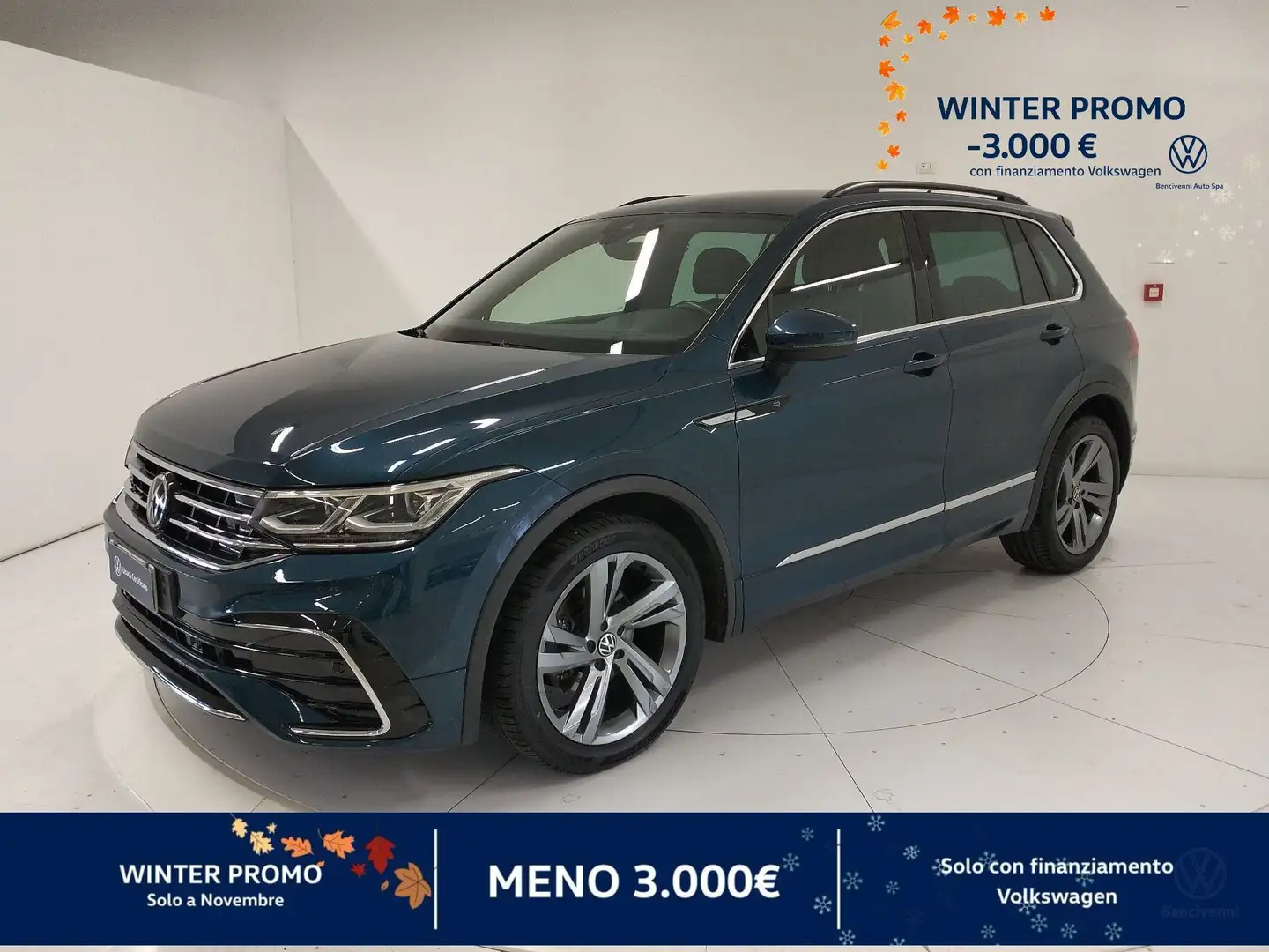 Volkswagen Tiguan 2ª serie 2.0 TDI 150 CV SCR DSG R-Line Blauw - 1