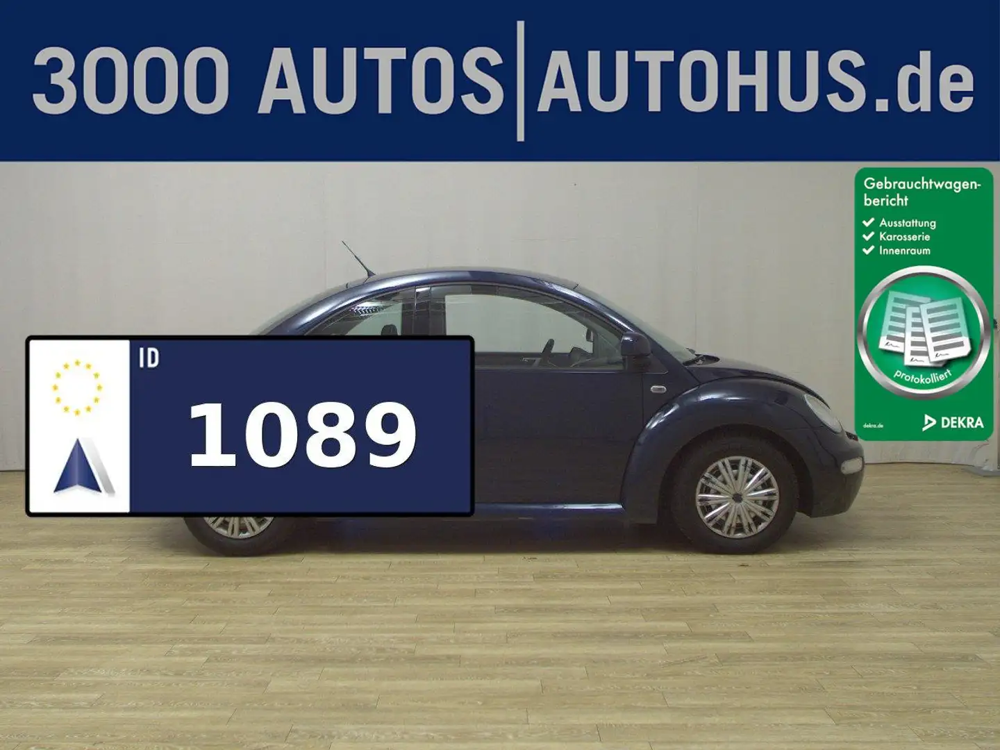 Volkswagen New Beetle Beetle 1.9 TDI Klima SHZ Blau - 1