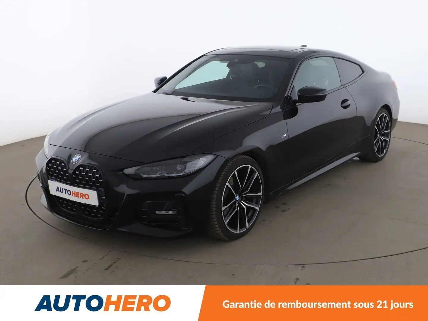 BMW 420 Coupé 420d M Sport BVA8 Noir - 1