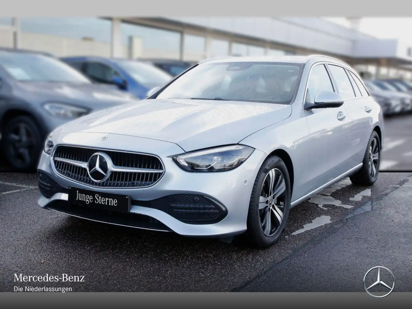 Mercedes-Benz C 220 d T AVANTG+LED+KAMERA+TOTW+KEYLESS+9G Silber - 2