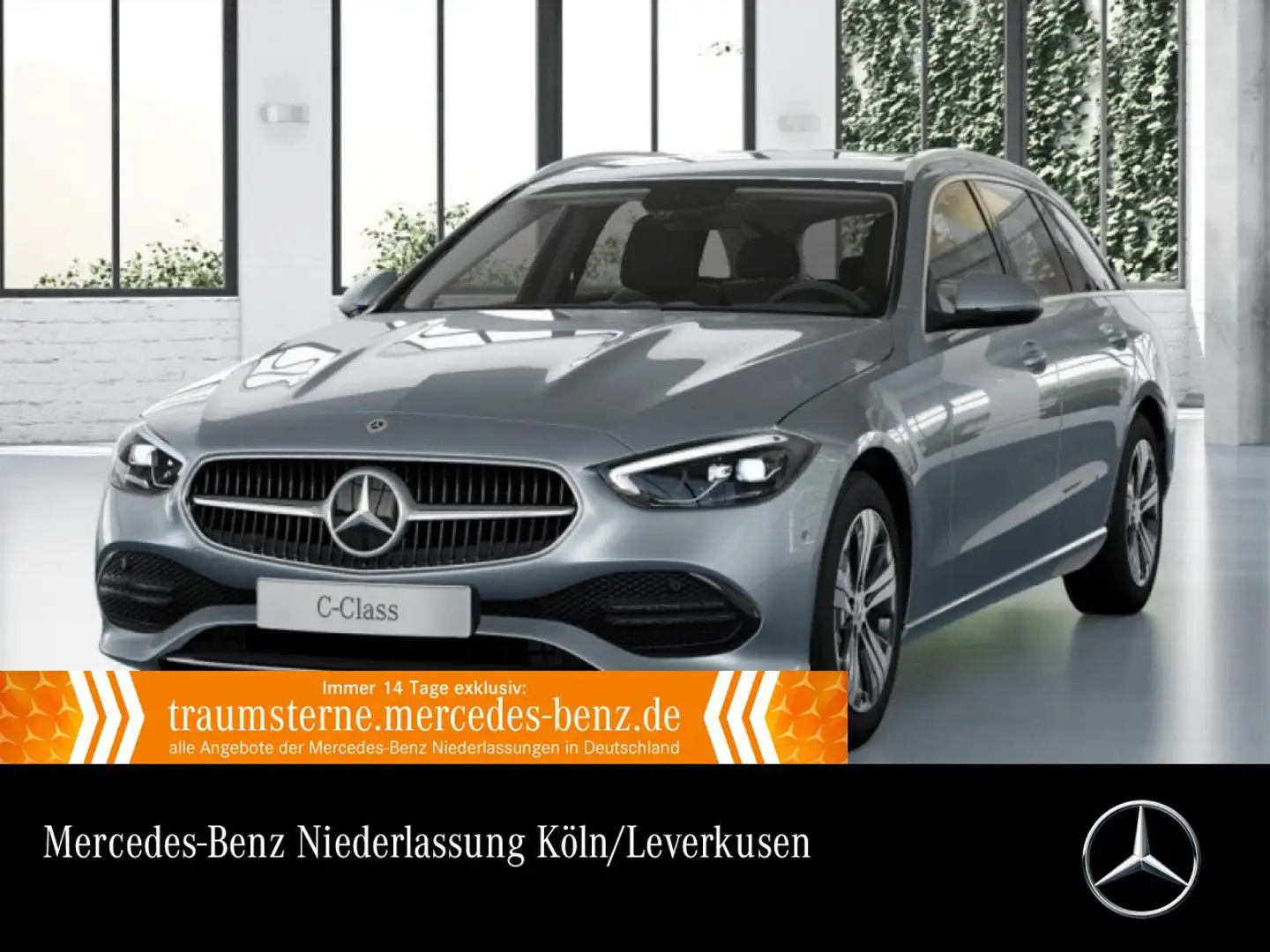 Mercedes-Benz C 220 d T AVANTG+LED+KAMERA+TOTW+KEYLESS+9G Silber - 1