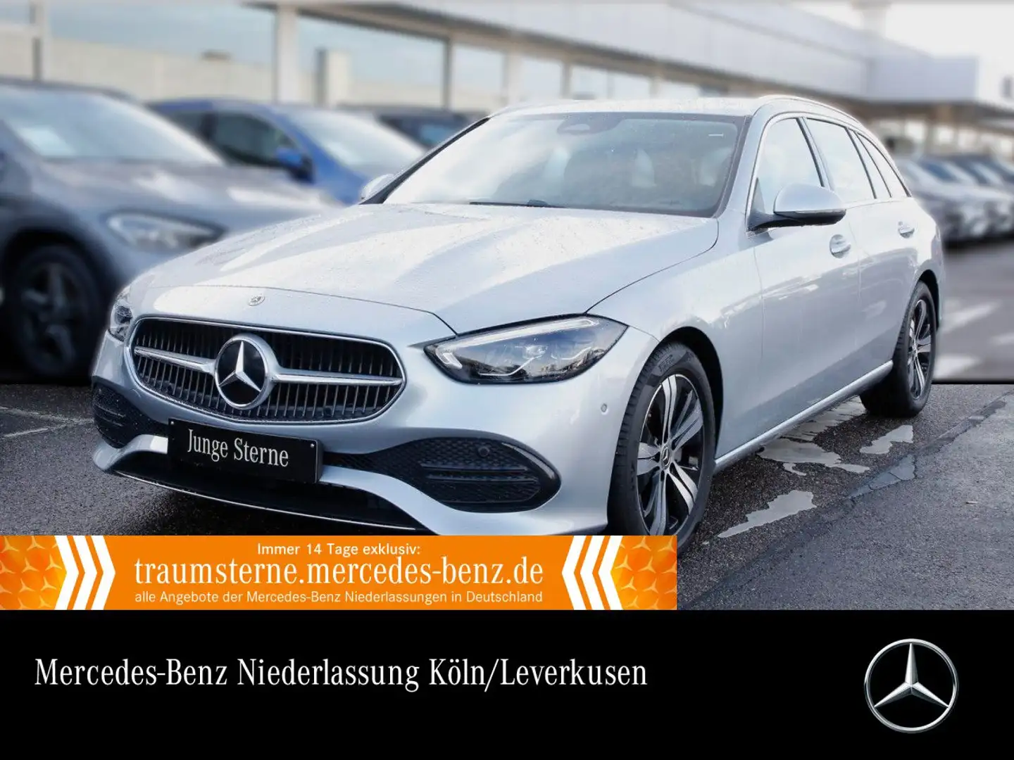 Mercedes-Benz C 220 d T AVANTG+LED+KAMERA+TOTW+KEYLESS+9G Silber - 1