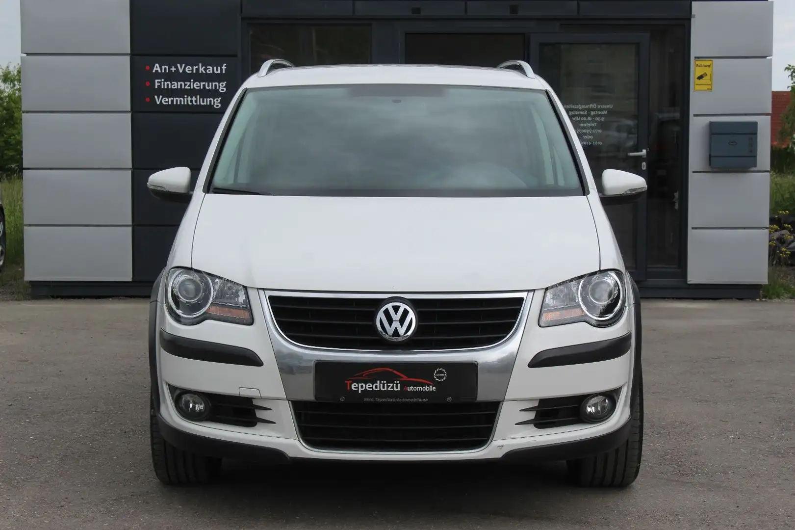 Volkswagen Touran Cross Touran*7-SITZER*AHK*KLIMA*TEMPOMAT* Blanc - 2