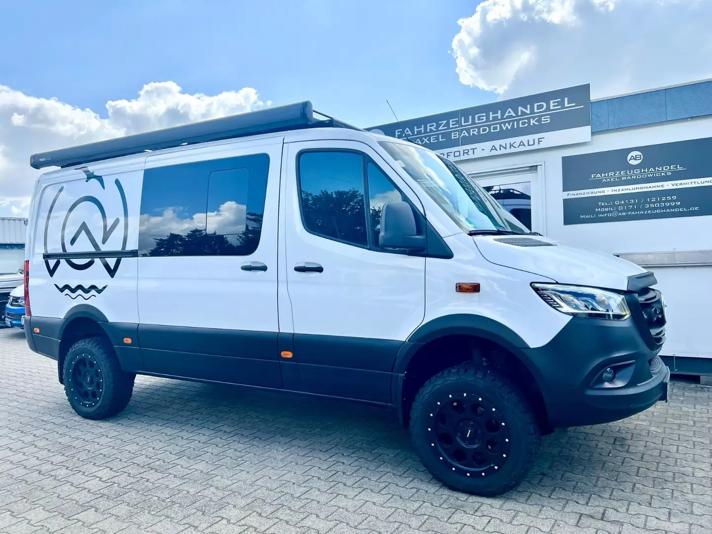 Mercedes-Benz Sprinter 319 Aut. V6 CDI 4x4 Blanc - 1