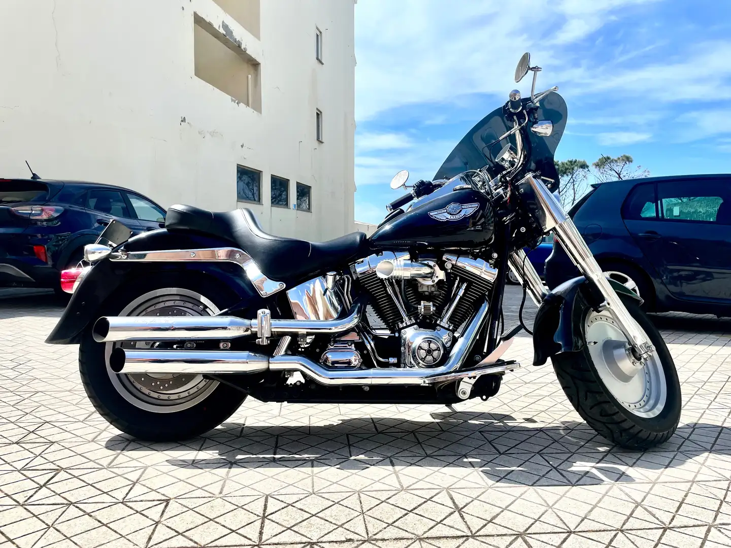 Harley-Davidson Fat Boy edizione speciale centenario Nero - 1