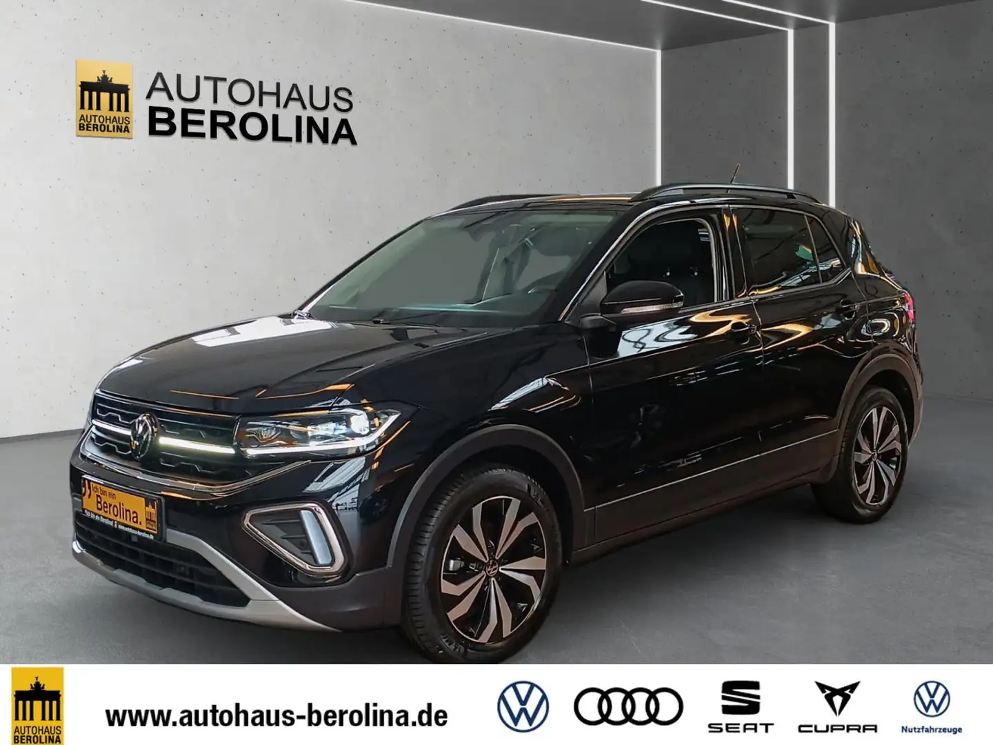 Volkswagen T-Cross 1.5 TSI Life DSG *IQ-MATRIX*ACC*R-CAM* Noir - 2
