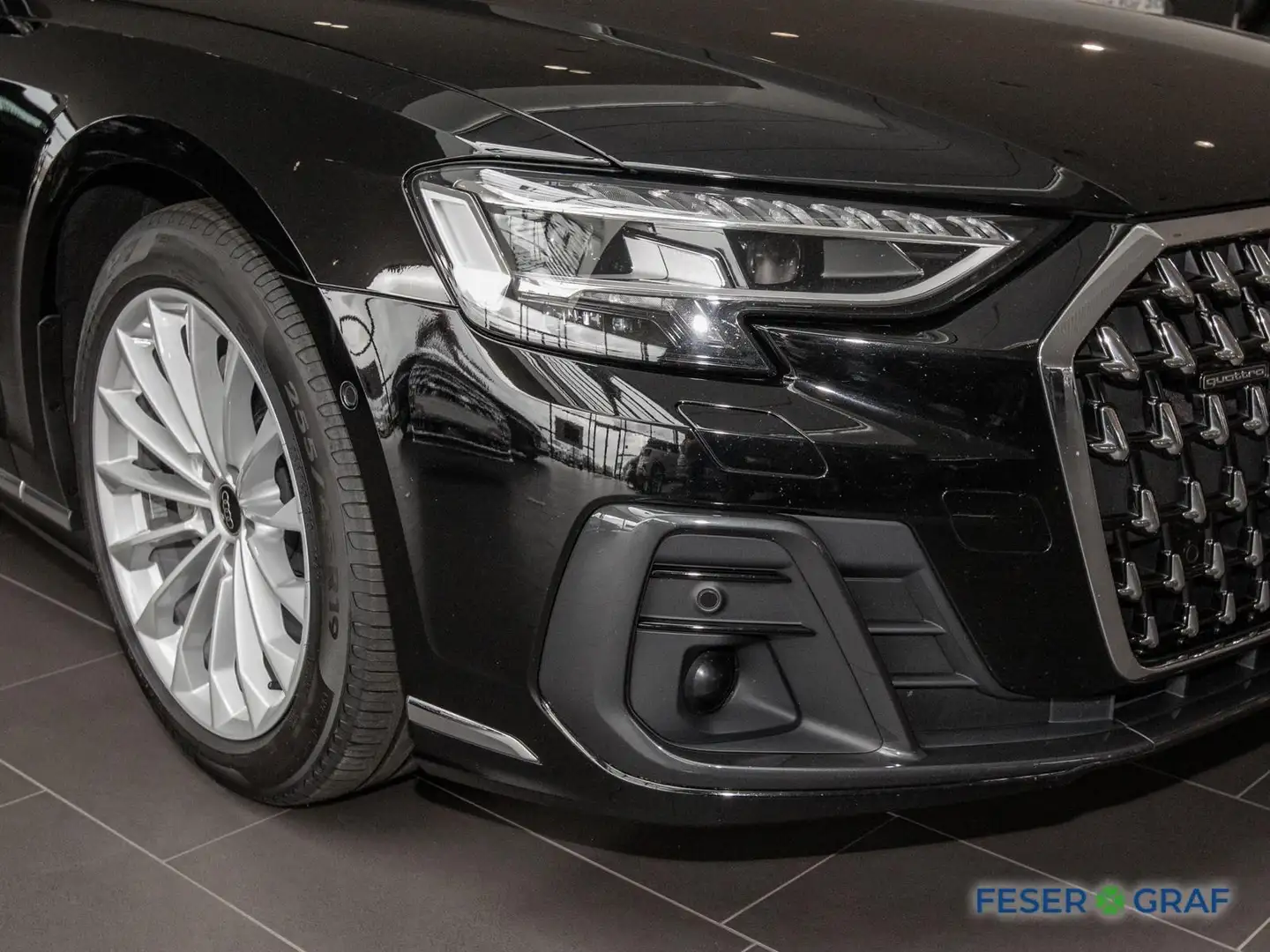 Audi A8 50 TDI qu.,Matrix,Leder,Pano,Allradlenkung Schwarz - 2