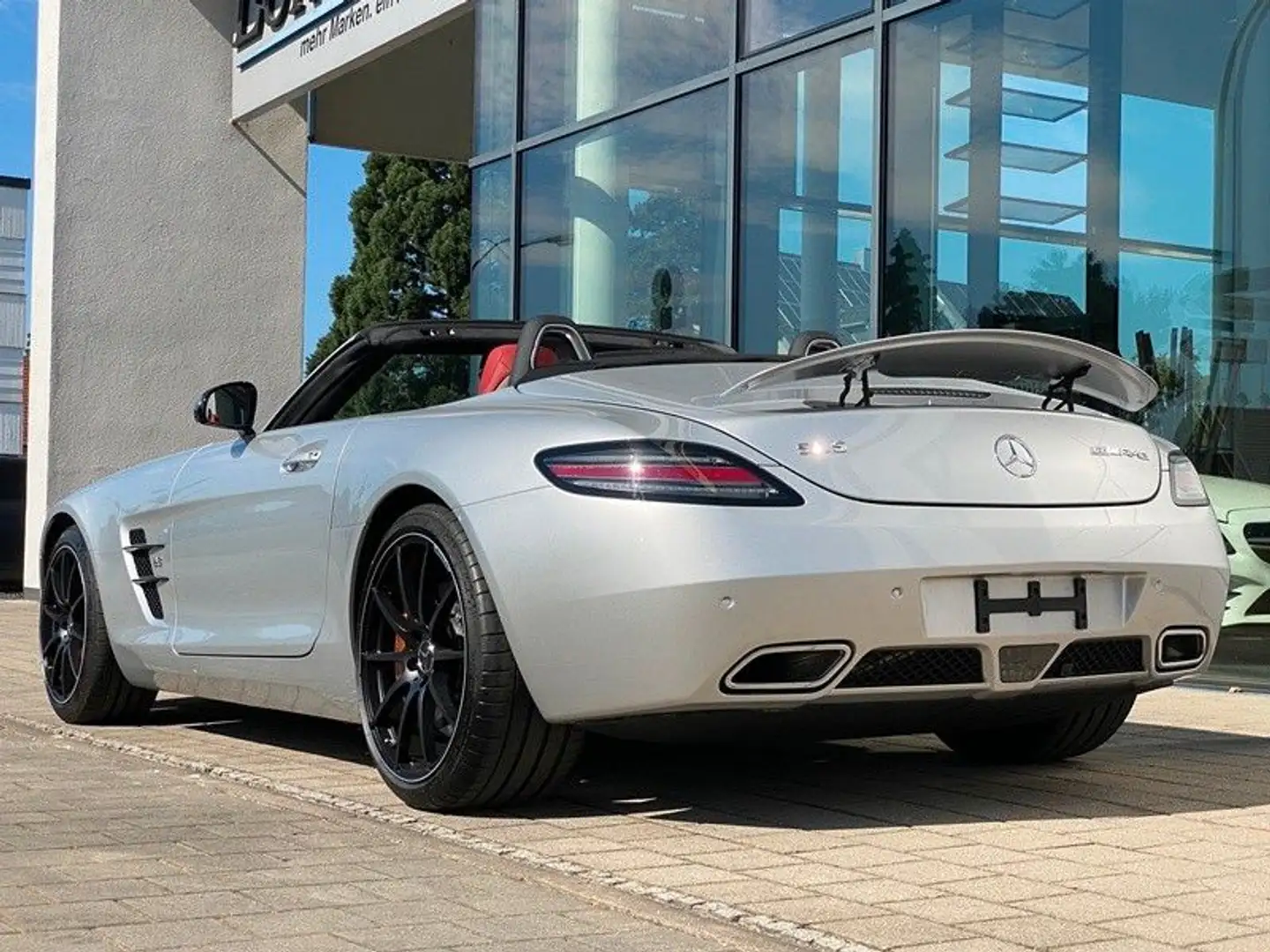 Mercedes-Benz SLS 6.2 V8 Roadster GT Carbon Keramik 1.Hand Argento - 2
