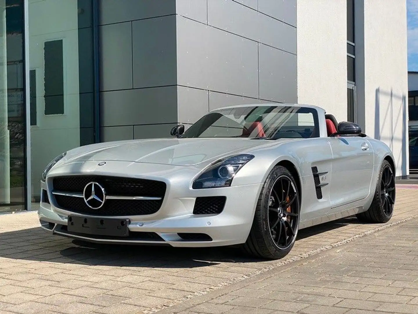 Mercedes-Benz SLS 6.2 V8 Roadster GT Carbon Keramik 1.Hand Argento - 1