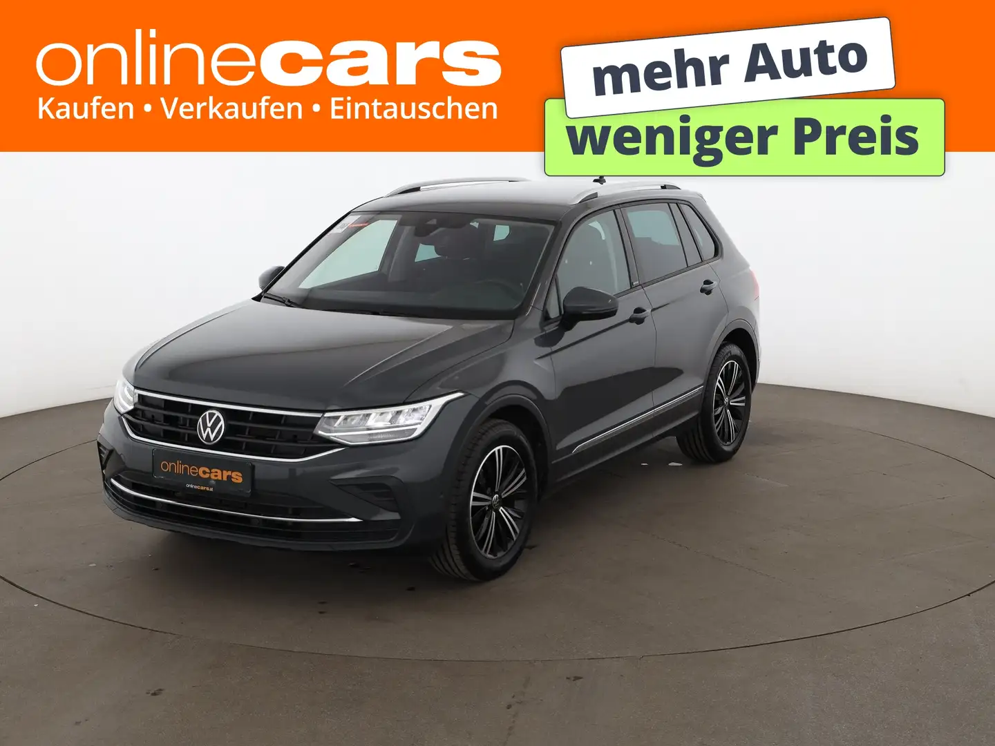 Volkswagen Tiguan 2.0 TDI Active Aut LED RADAR NAVI SITZHZG Grau - 1