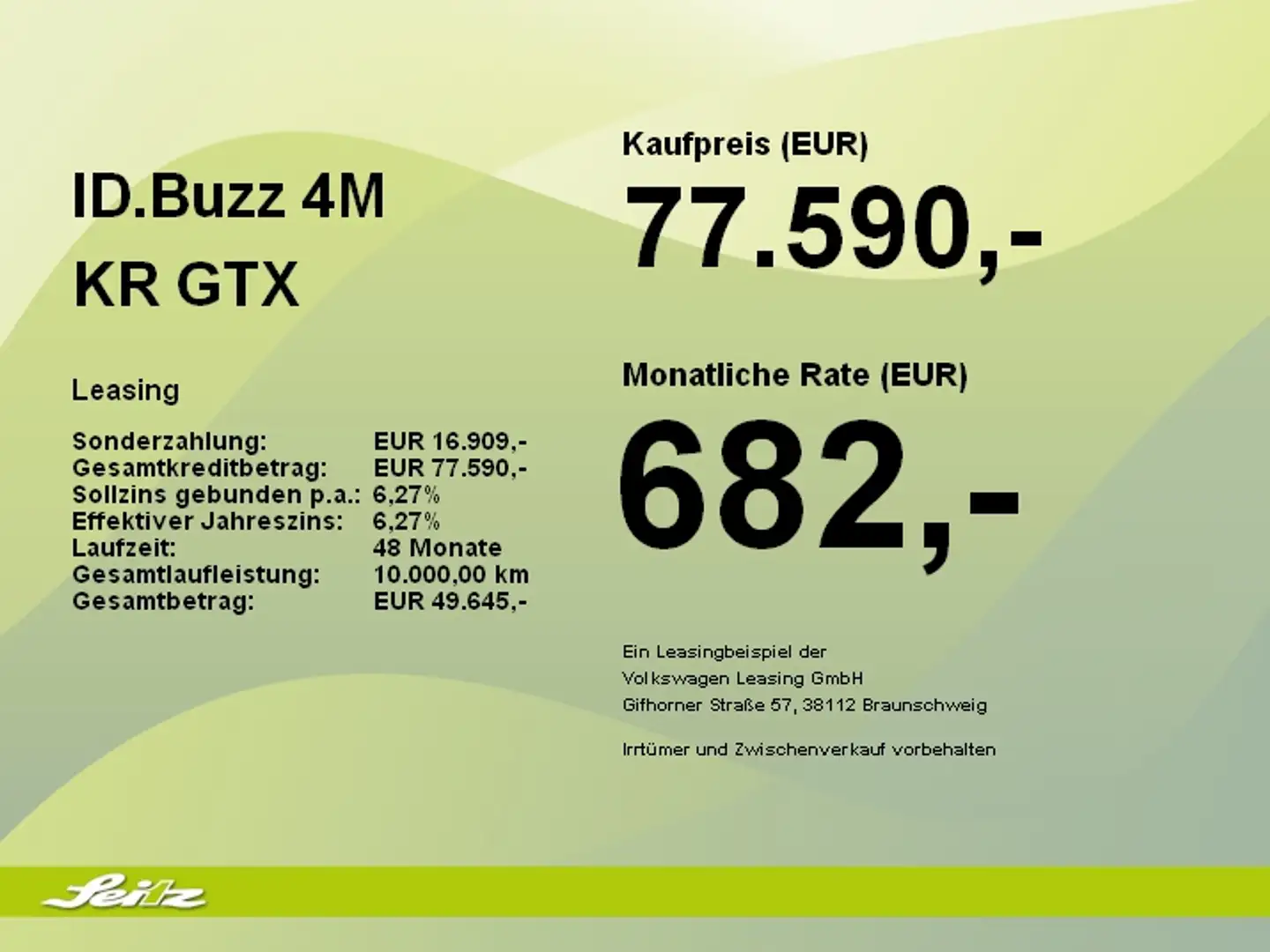 Volkswagen ID. Buzz ID.Buzz 4M KR GTX *HEAD-UP*MATRIX*KAMERA*NAVI* Rojo - 2