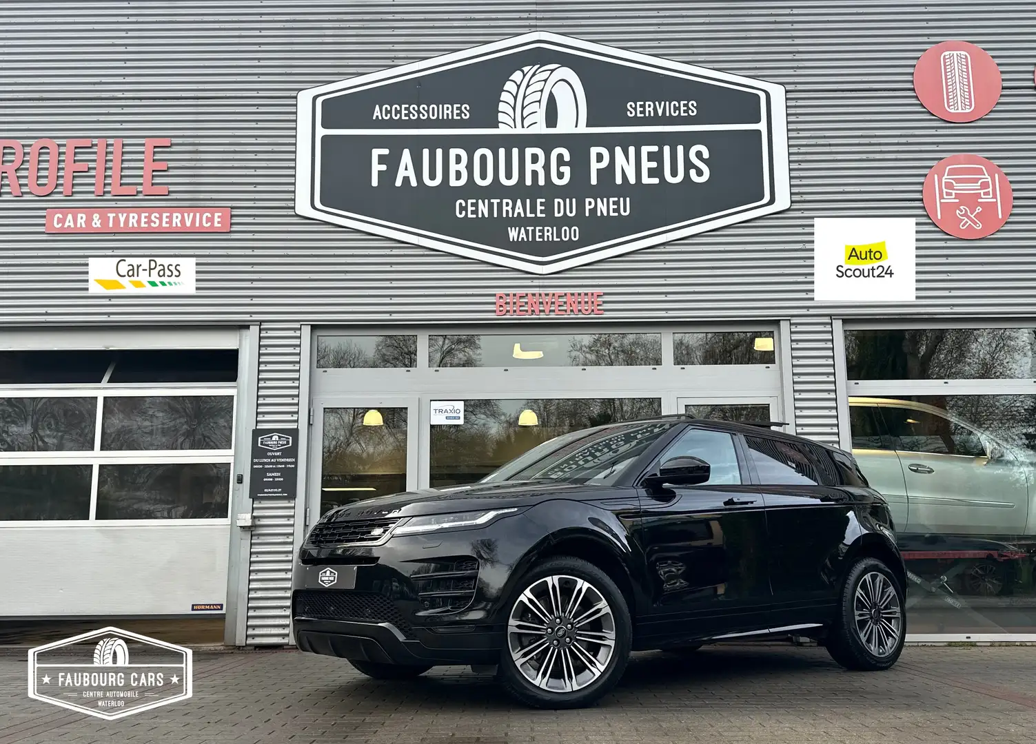 Land Rover Range Rover Evoque *4WD*P200-DYNAMIC-SE*1-PROPRI/1-OWNER*TVA-21%-VAT* Noir - 1