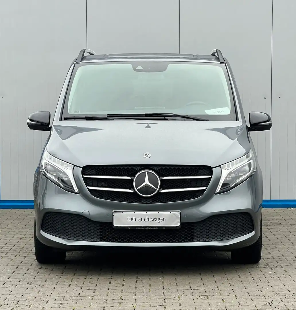 Mercedes-Benz V 300 V300d LANG SPORTPAKET LEDER LED STANDHEIZUNG AHK Gris - 2
