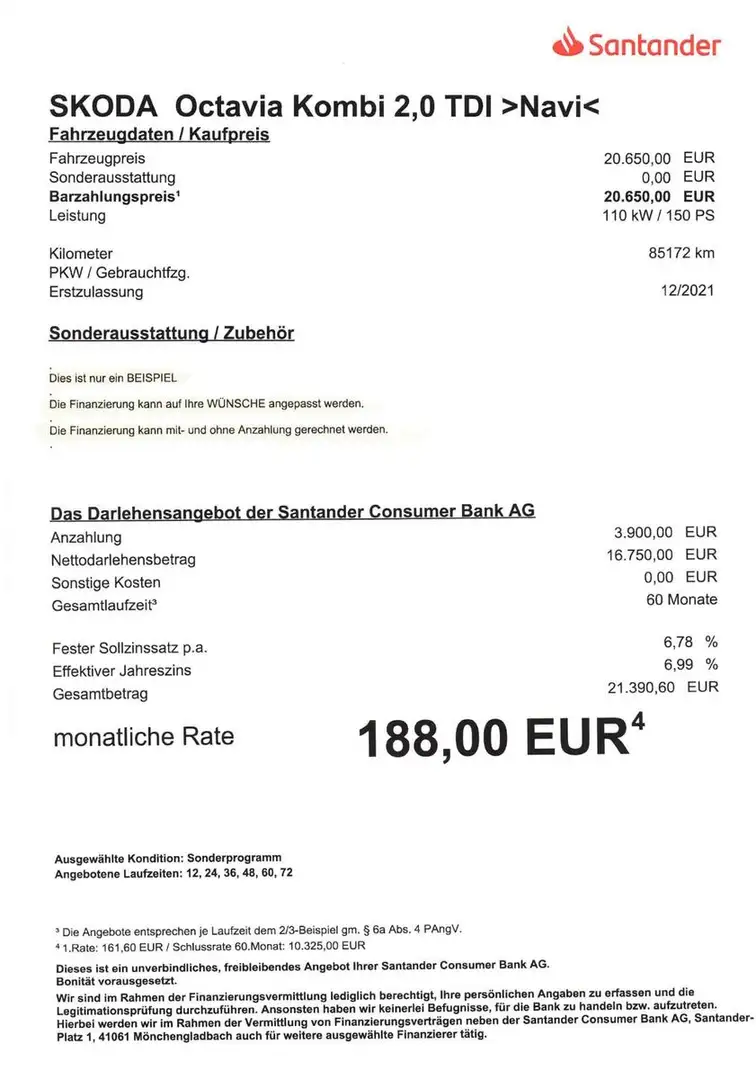 Skoda Octavia Combi 2,0 TDI DPF NAV/LED/SHZ/PDC/ACC Negro - 2