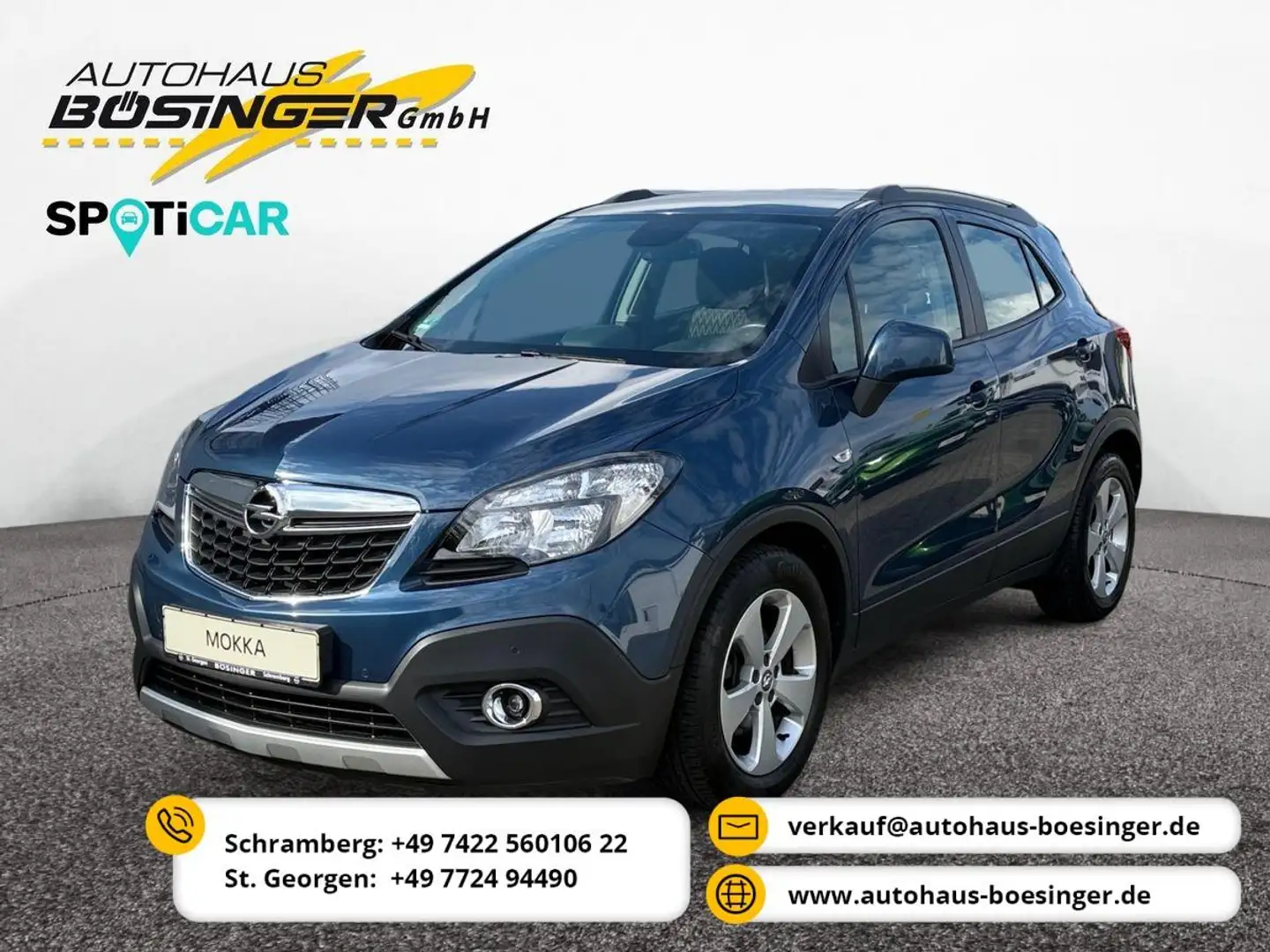 Opel Mokka X Mokka 1.4 Navi / PDC / Kamera / SHZ / LHZ Bleu - 1
