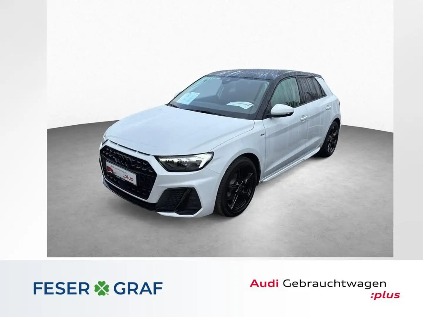 Audi A1 Sportback 30 TFSI S tronic S line-LED-Car Play-Vir Weiß - 1