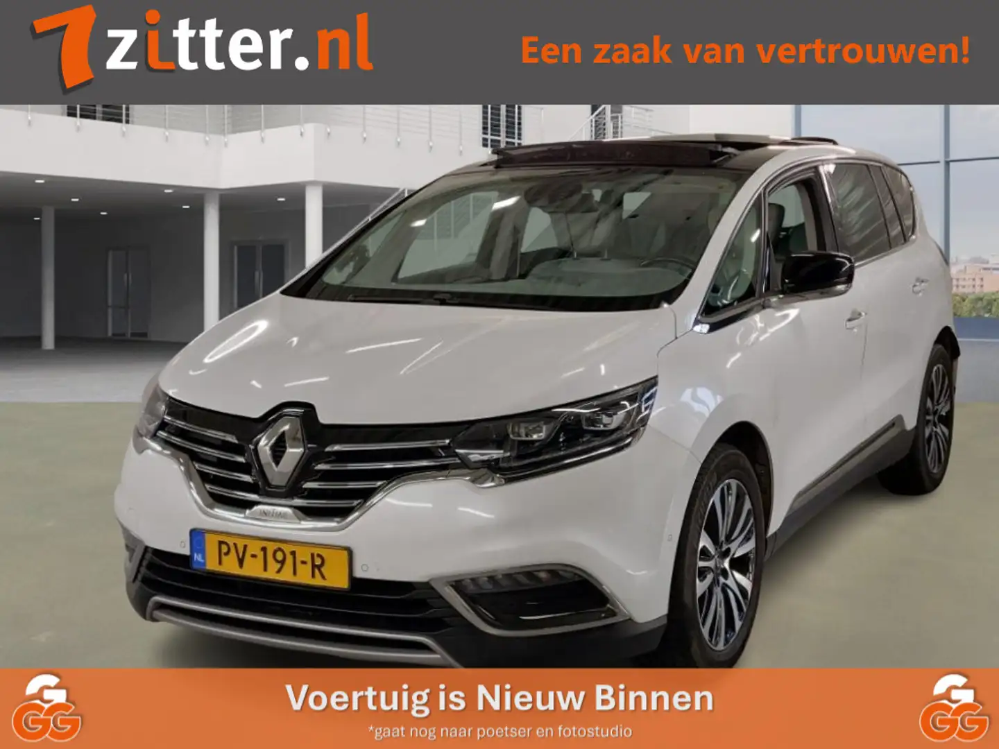 Renault Espace 1.6 TCe Initiale Paris, 7-Persoons, Biały - 1