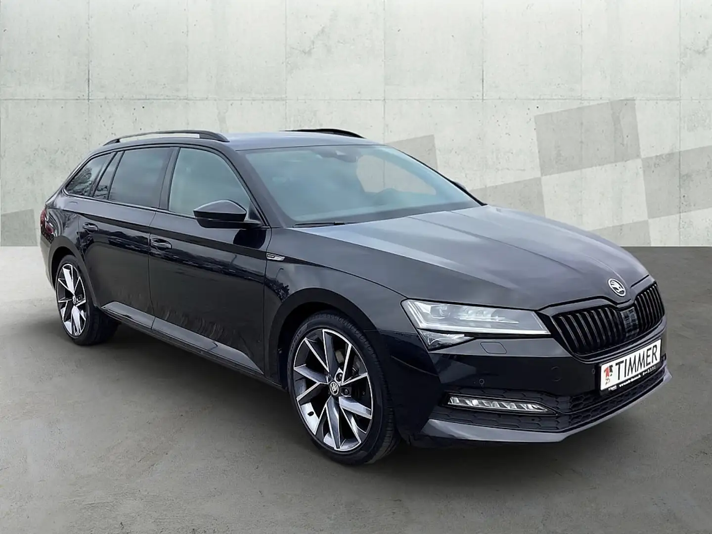 Skoda Superb Kombi 2,0 TDI Sportline DSG Matrix, ACC Im Vorl... Noir - 2